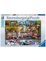 Ravensburger "Wild Kingdom Shelves" 2000 Piece Puzzle