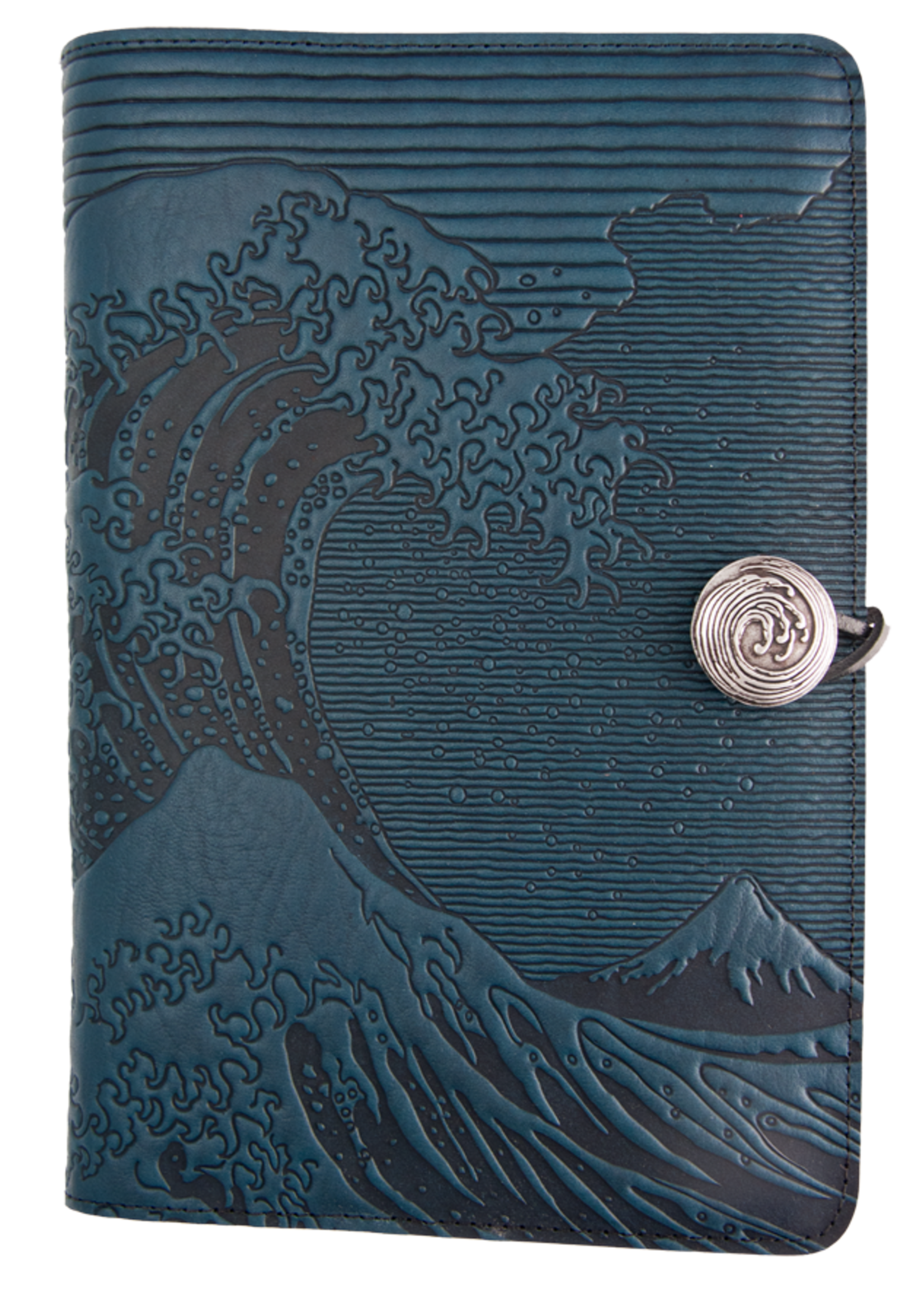 Oberon Design Large Wrapped Panel Leather Journal