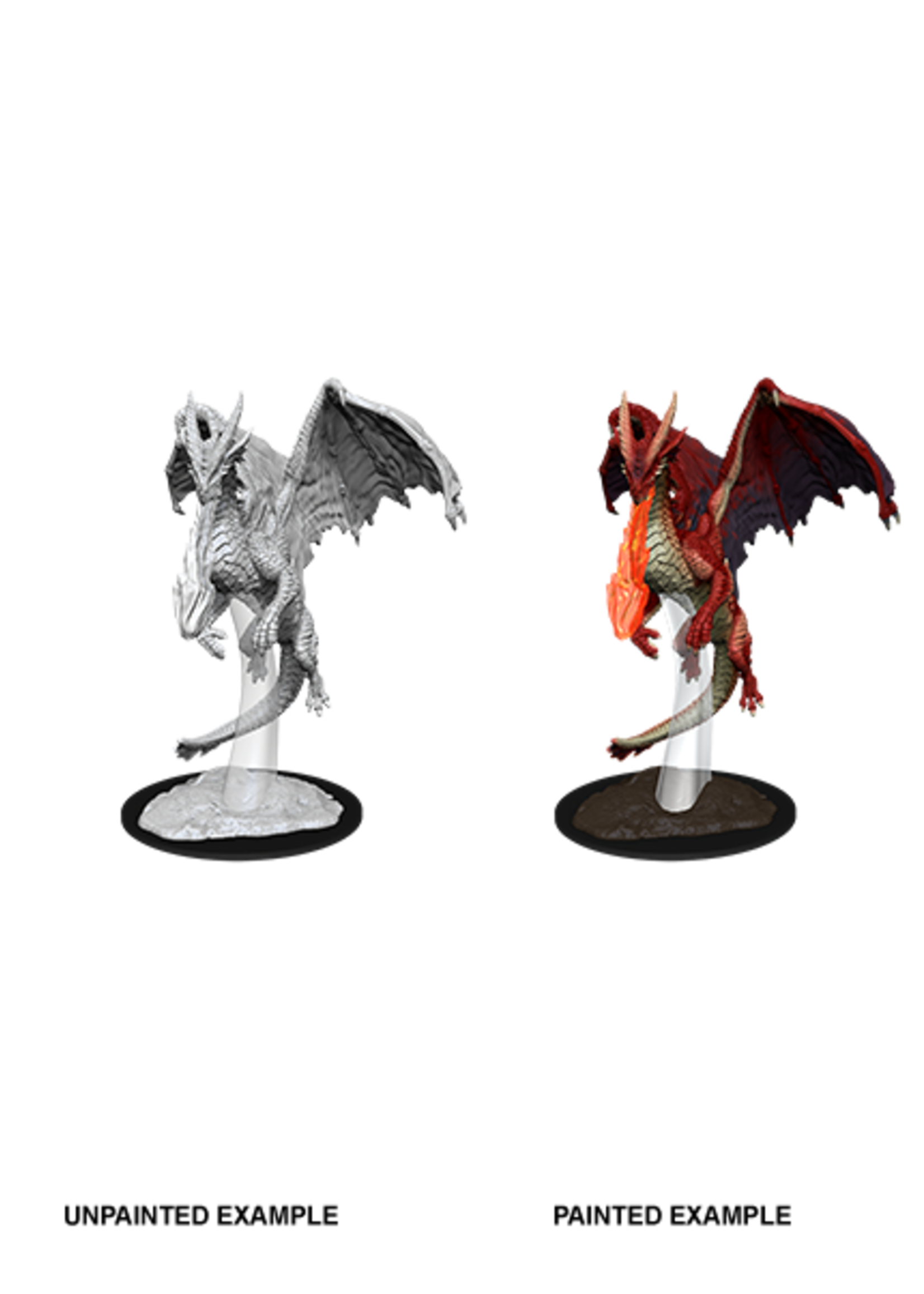 Wizkids Unpainted Young Dragon Models