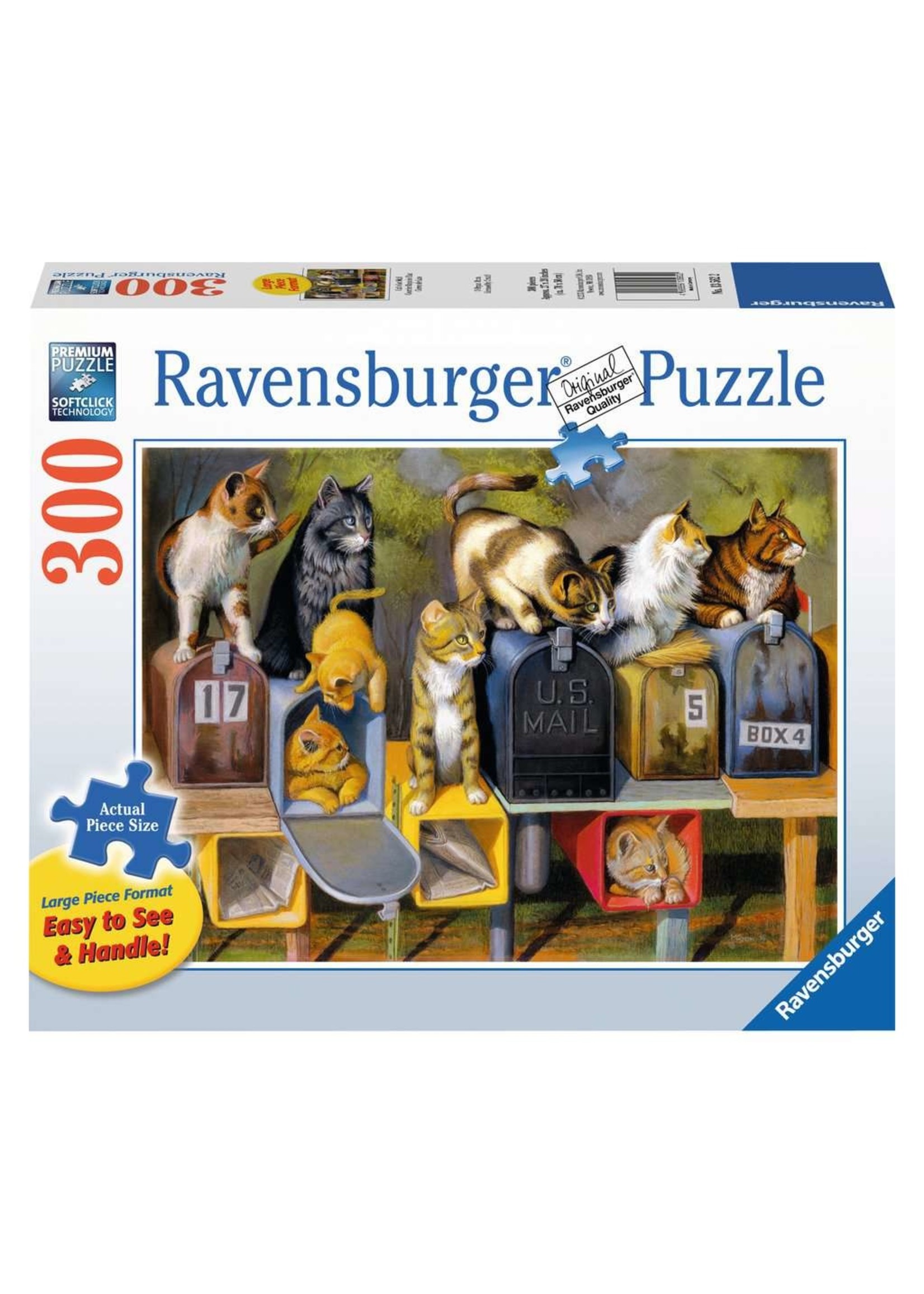 Ravensburger "Cat's Got Mail" 300 Piece Puzzle