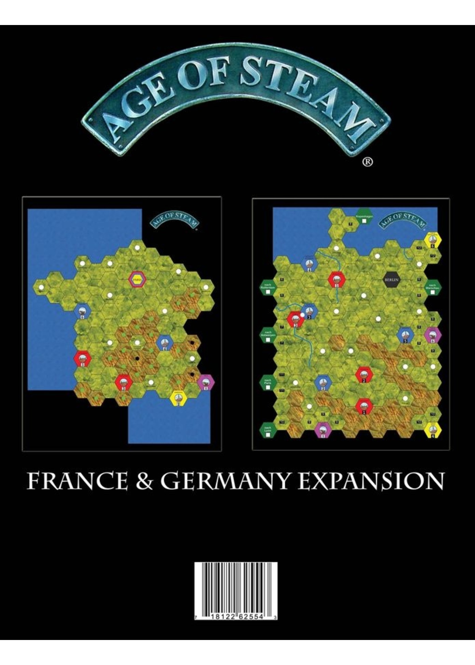 Eagle-Gryphon Games Age of Steam: France/Germany Expansion Maps