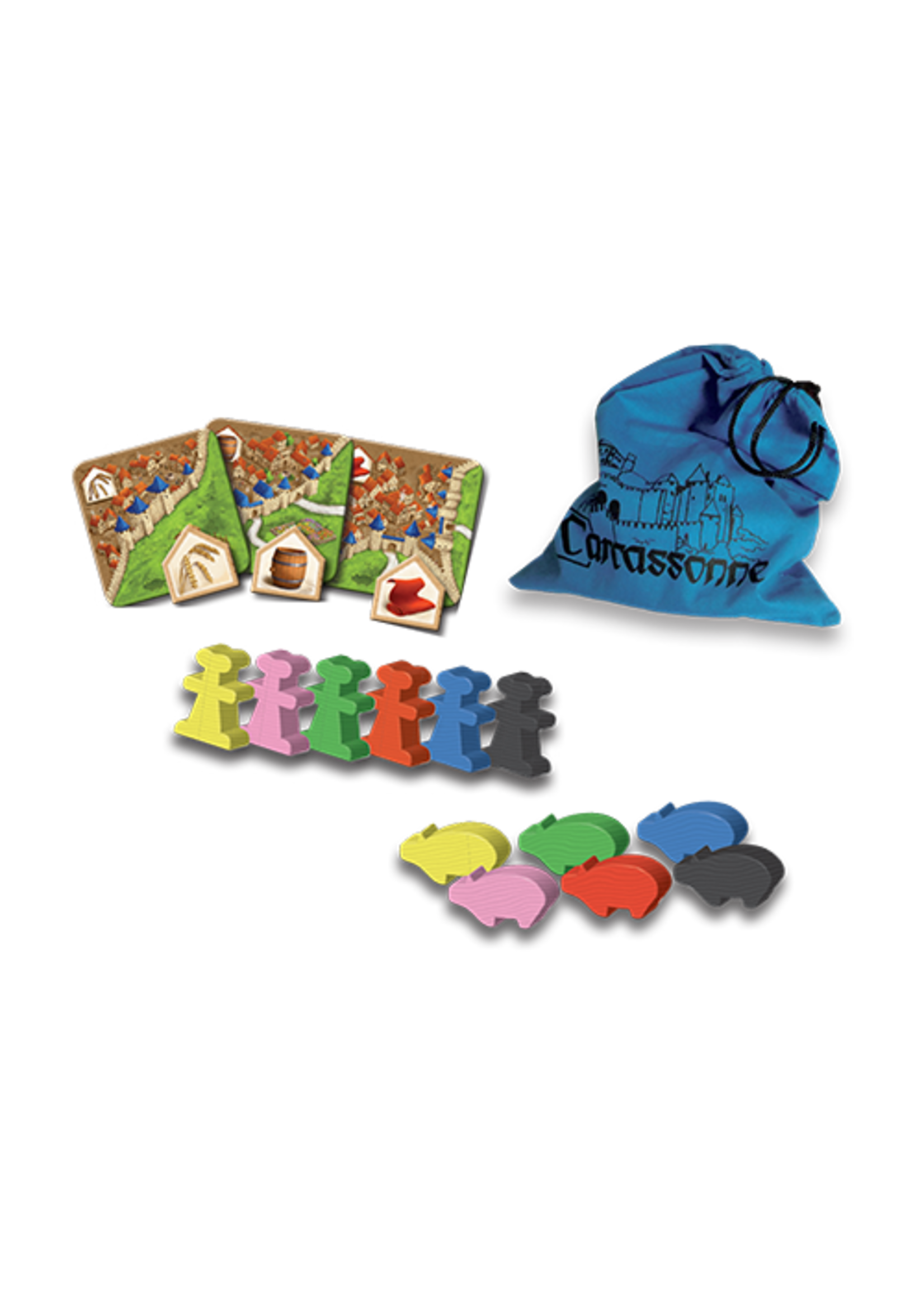 Z-Man Games Carcassonne: Traders & Builders Expansion