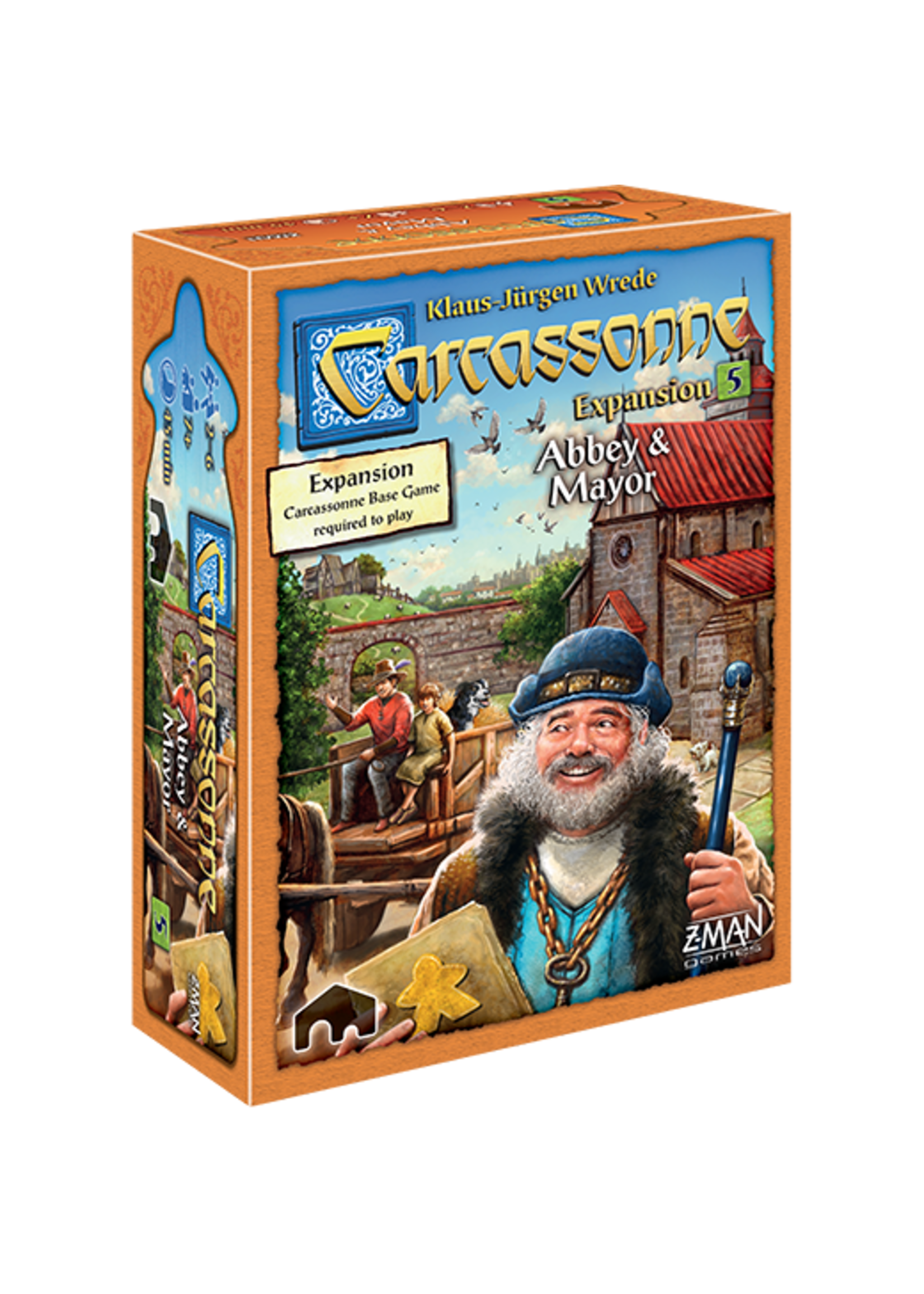 Z-Man Games Carcassonne: Abbey & Mayor Expansion