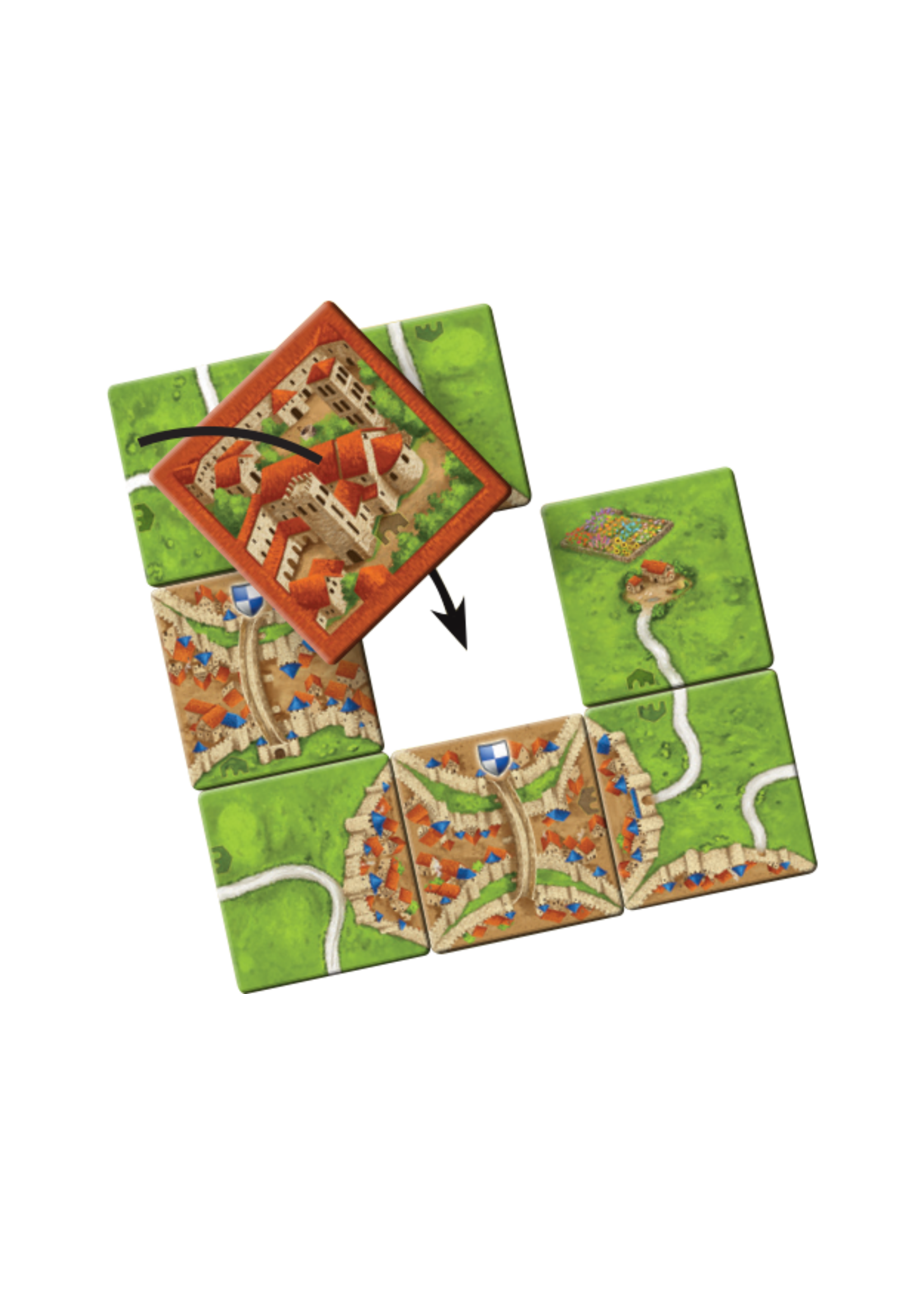 Z-Man Games Carcassonne: Abbey & Mayor Expansion