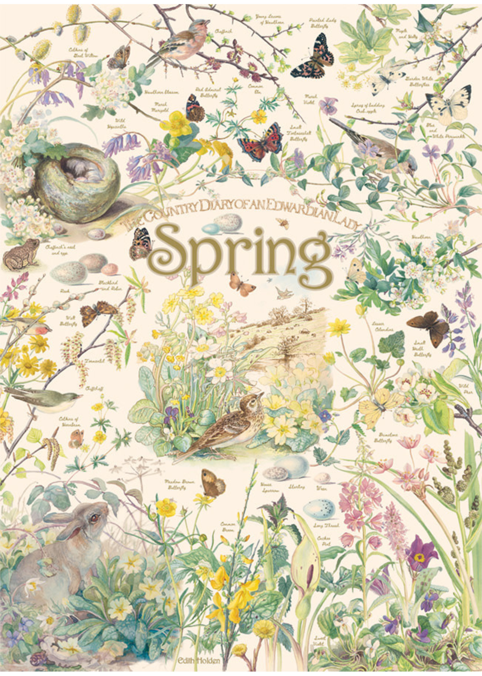 Cobble Hill "Country Diary: Spring" 1000 Piece Puzzle