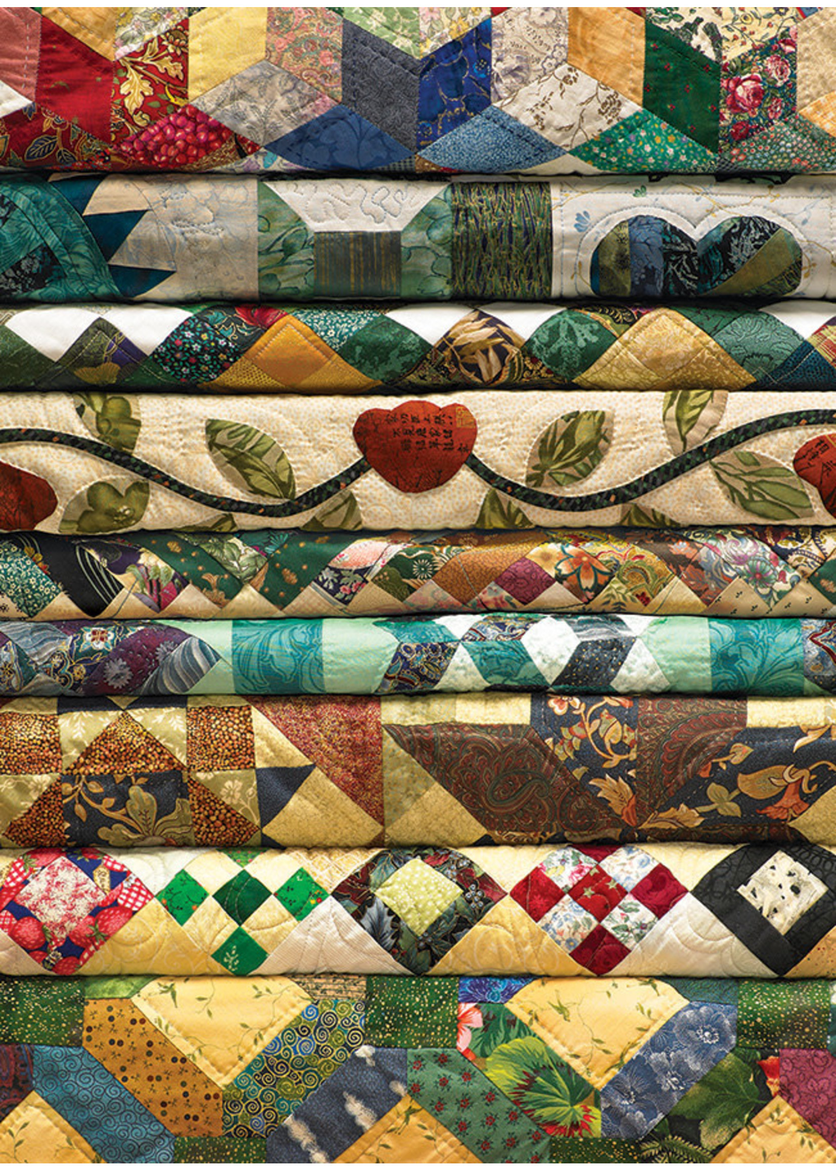 Cobble Hill "Grandma's Quilts" 1000 Piece Puzzle