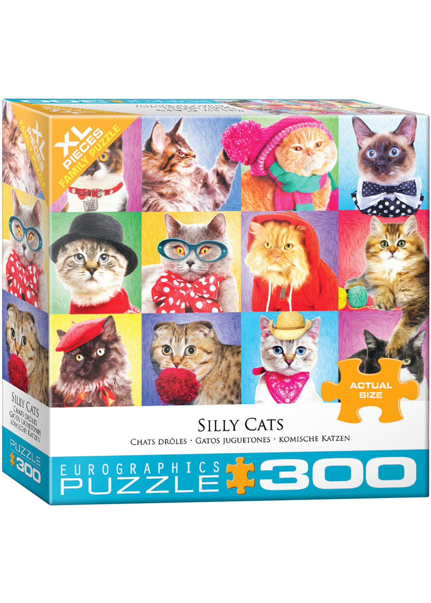 Eurographics "Silly Cats" 300 Piece Puzzle