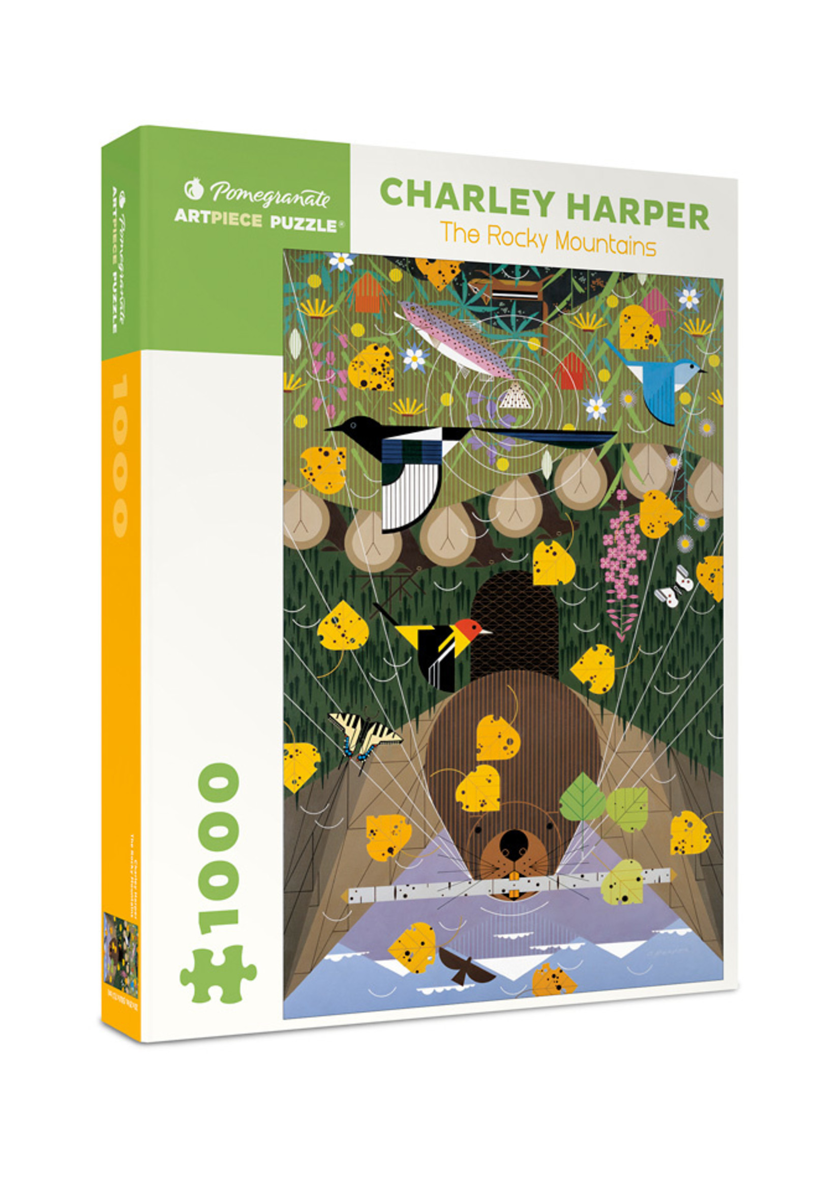 Pomegranate Charlie Haper: The Rocky Mountains  1000 Piece Puzzle