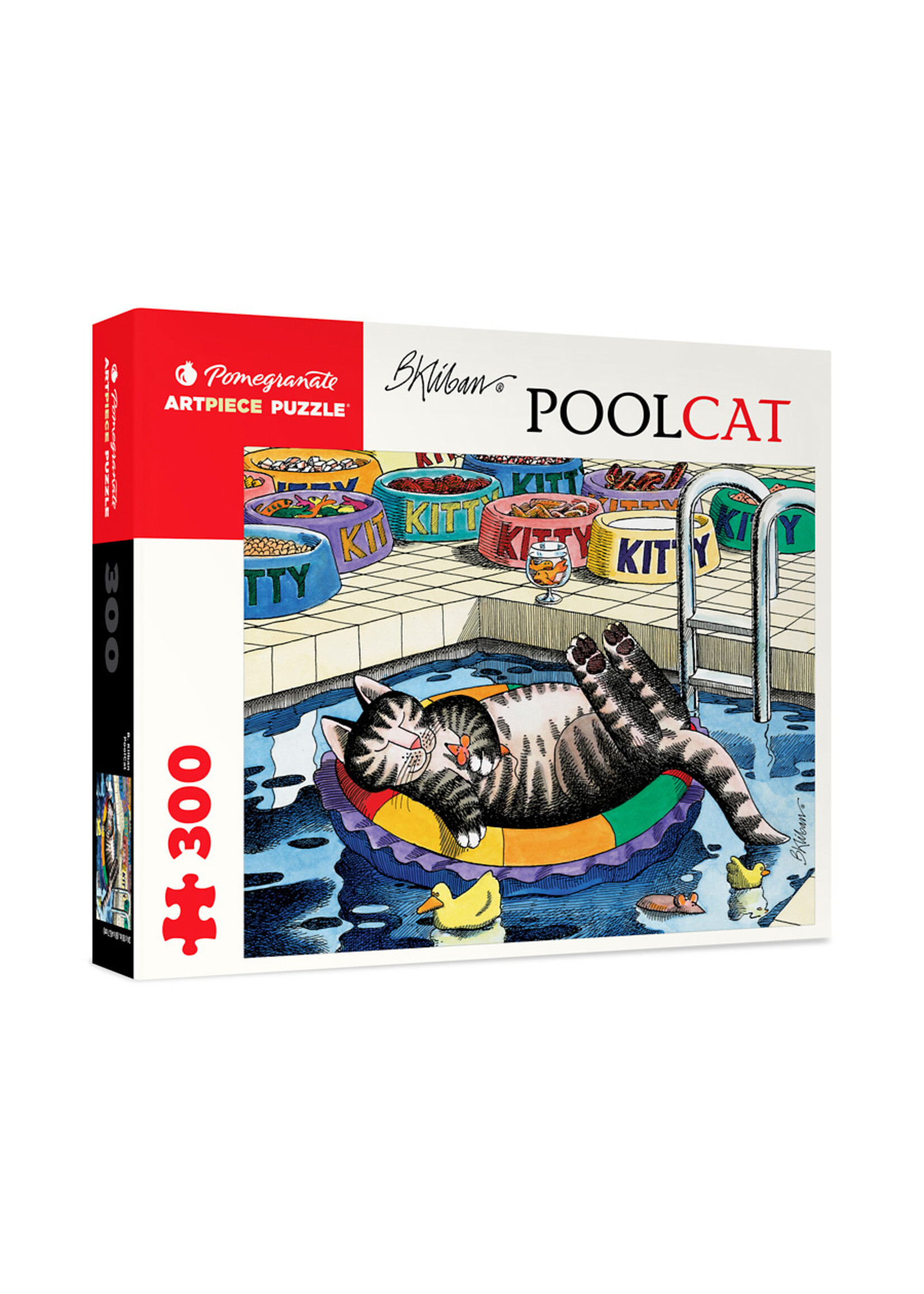 Pomegranate B. Kliban: PoolCat 300 Piece Puzzle