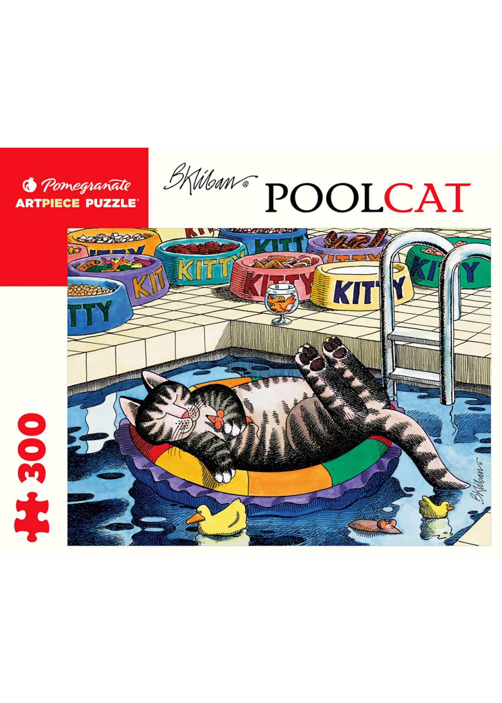 Pomegranate B. Kliban: PoolCat 300 Piece Puzzle