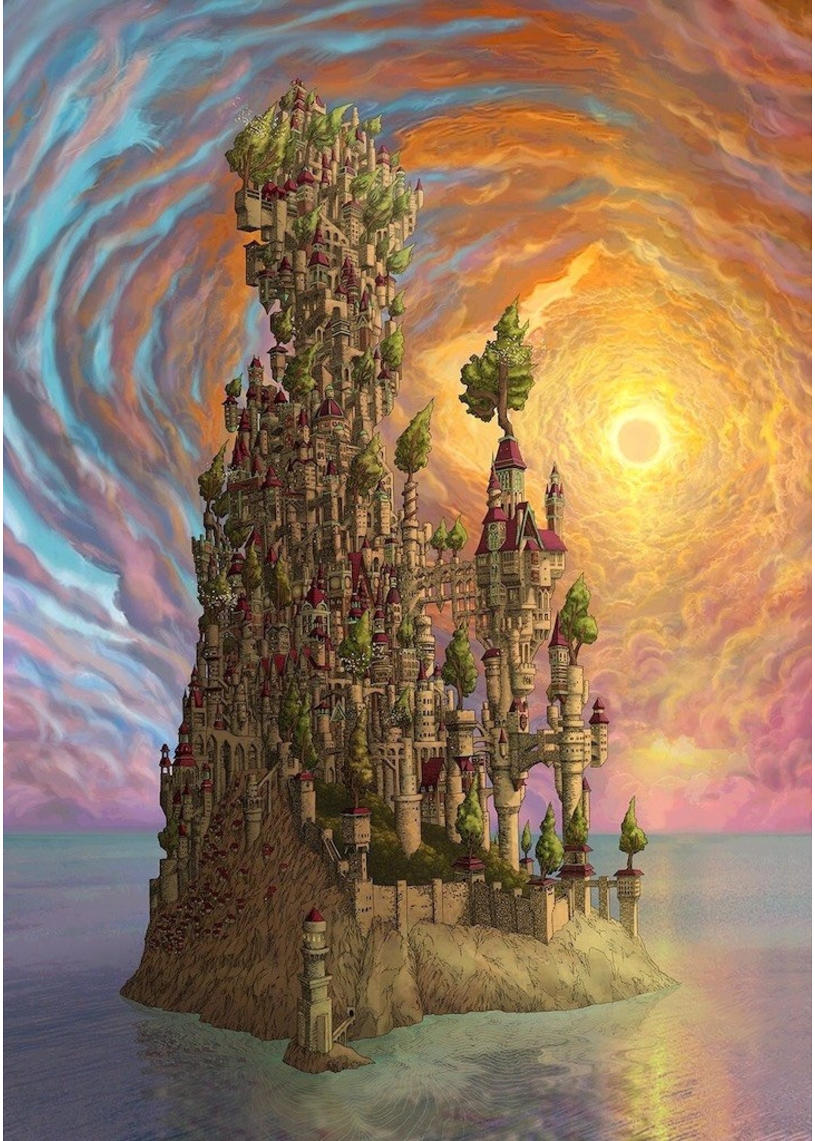 Artifact Puzzles Aaron Wolf "The Kingdom" Wooden Jigsaw Puzzle