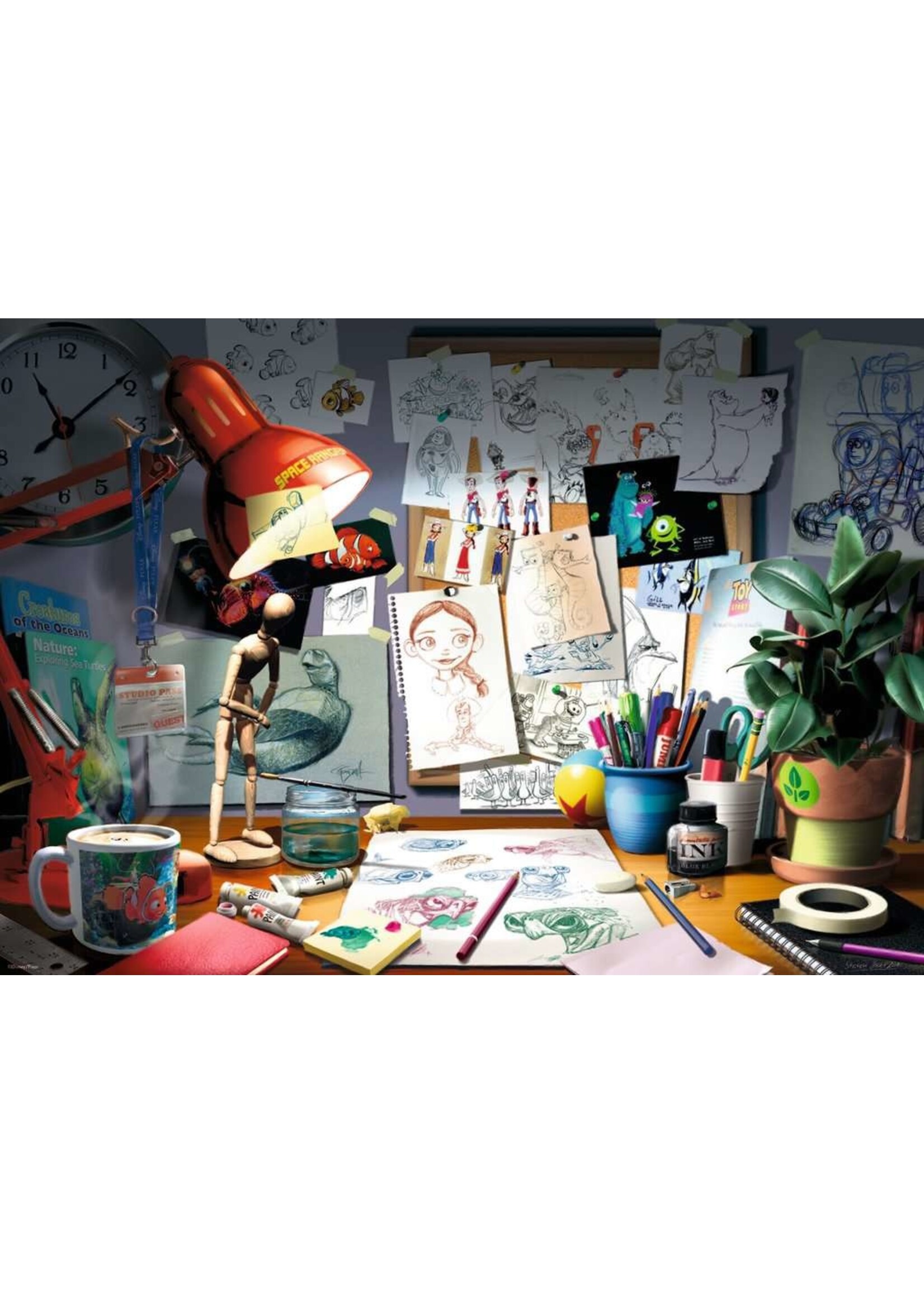 Ravensburger "The Artist's Desk" 1000 Piece Puzzle