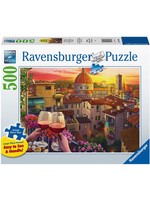 Ravensburger "Cozy Wine Terrace" 500 Piece Puzzle