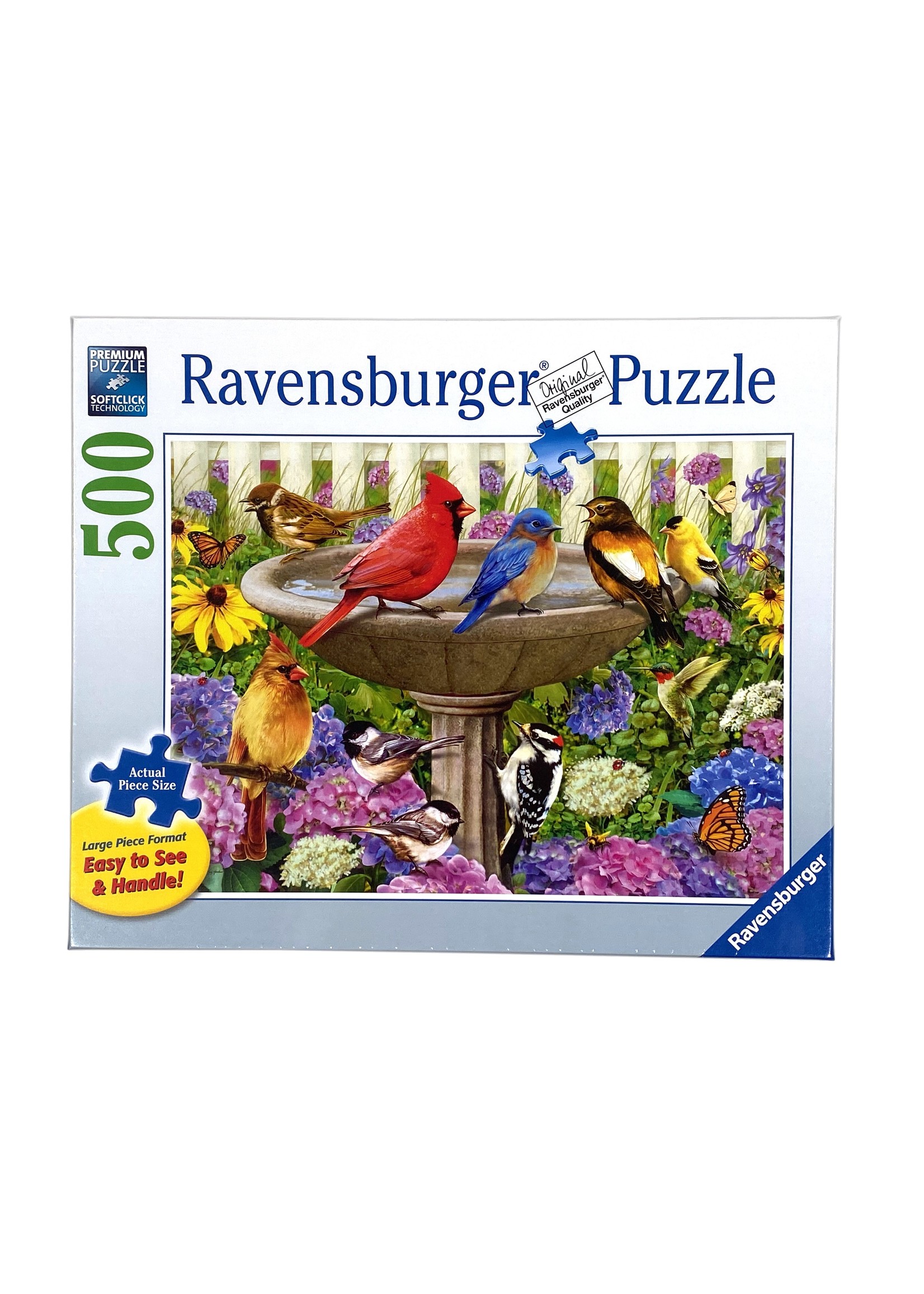 Ravensburger "At the Birdbath" 500 Piece Puzzle