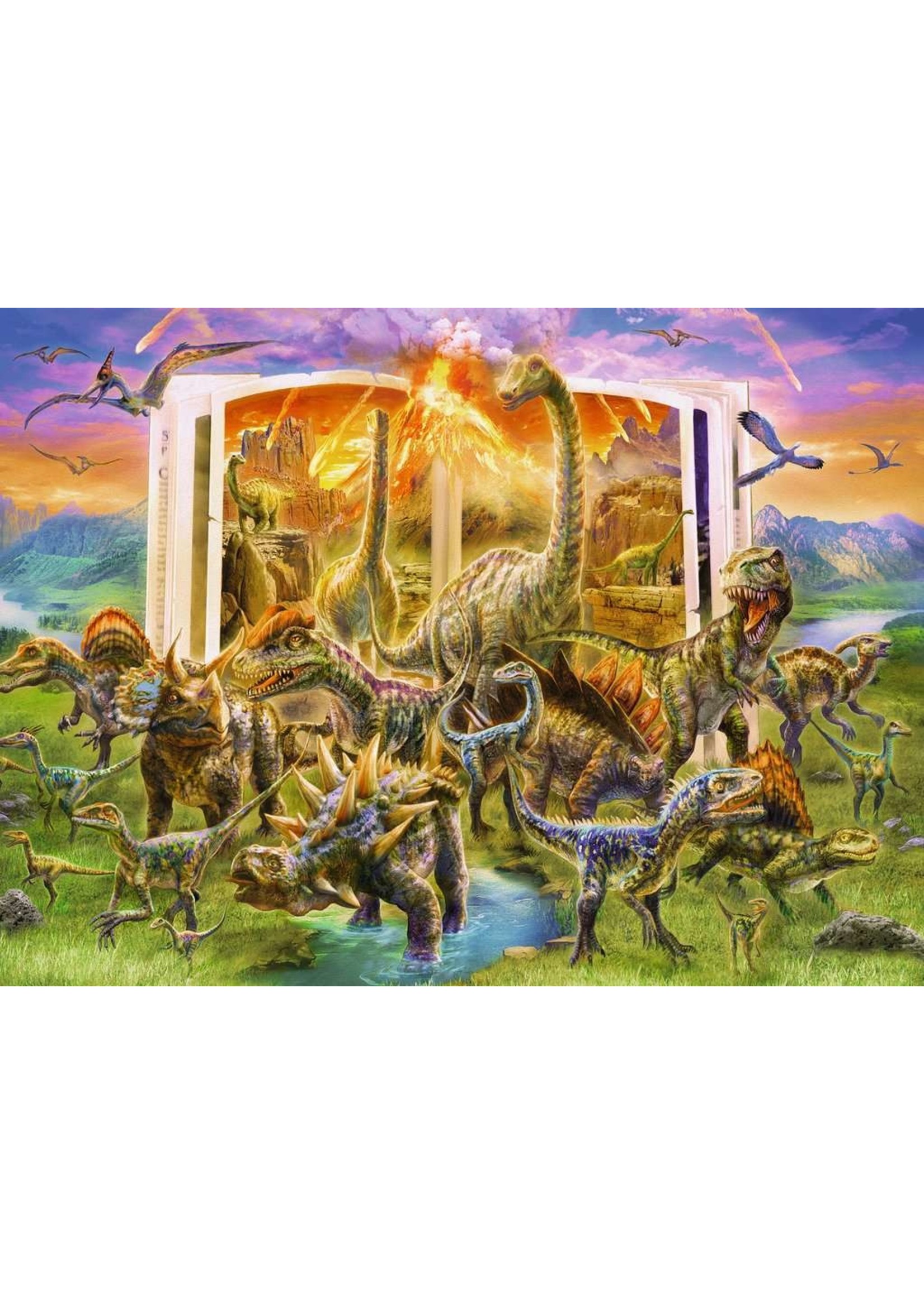 Dino Dictionary 300 Piece Puzzle - Gamescape North