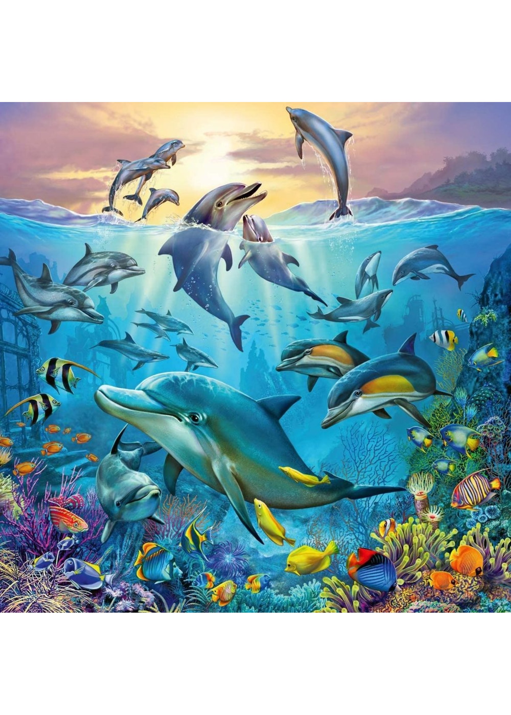 Ravensburger "The World of Ocean Animals" 3x 49 Piece Puzzles