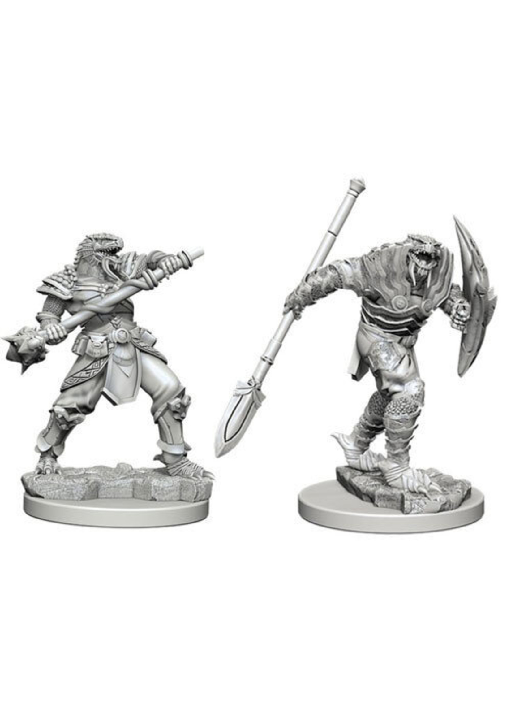 Wizkids Unpainted Dragonborn Characters