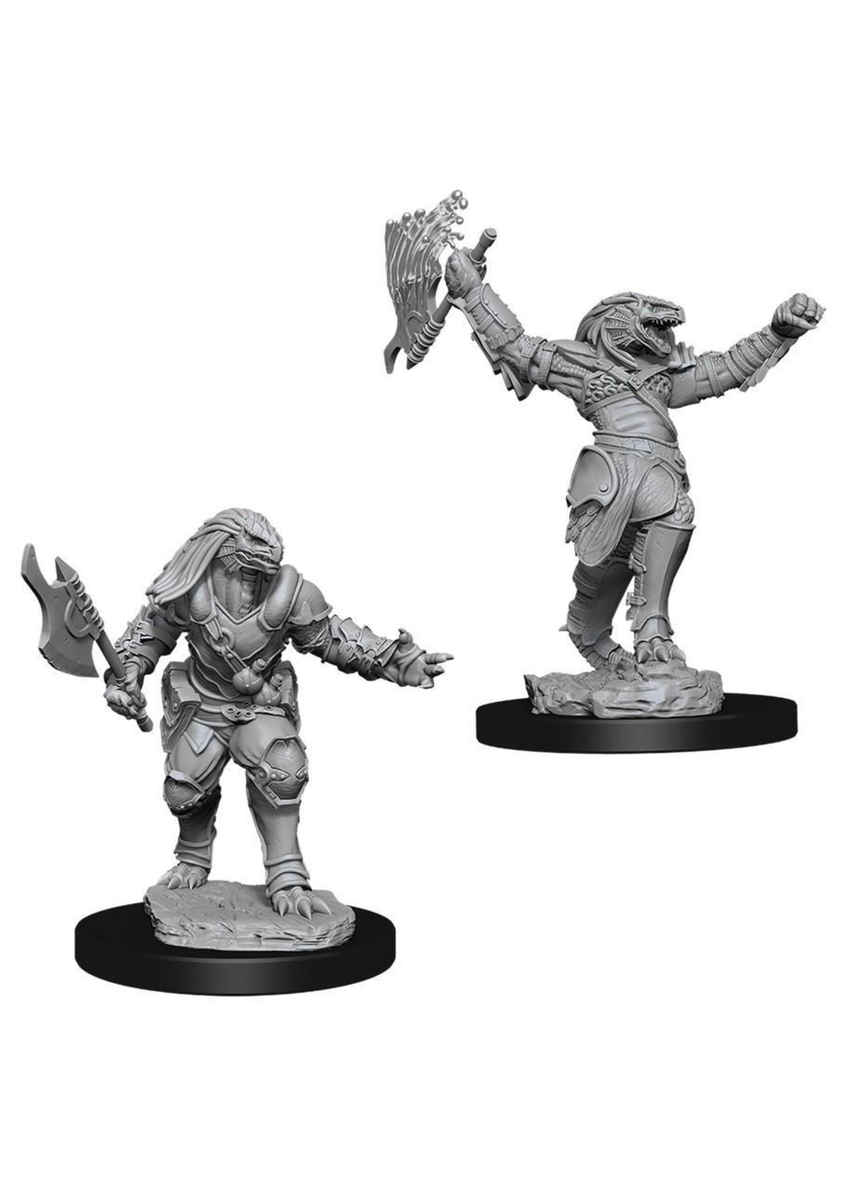 Wizkids Unpainted Dragonborn Characters