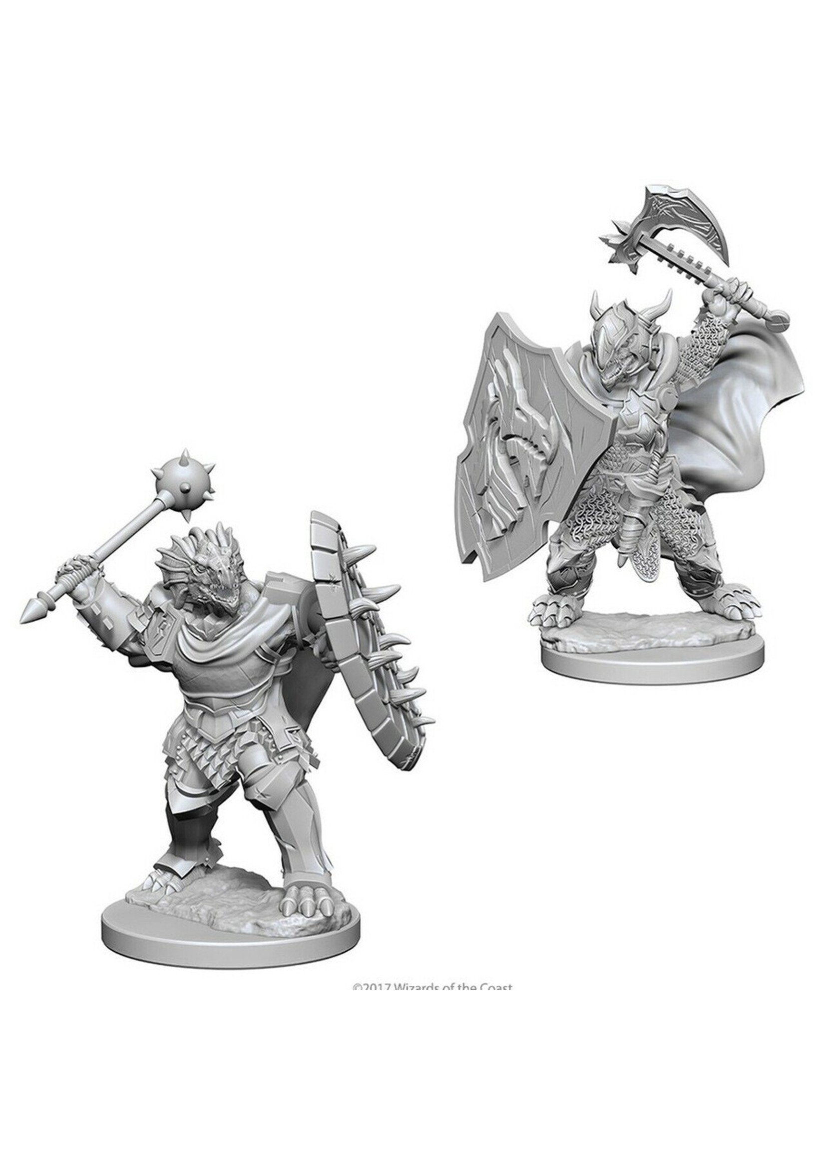 Wizkids Unpainted Dragonborn Characters