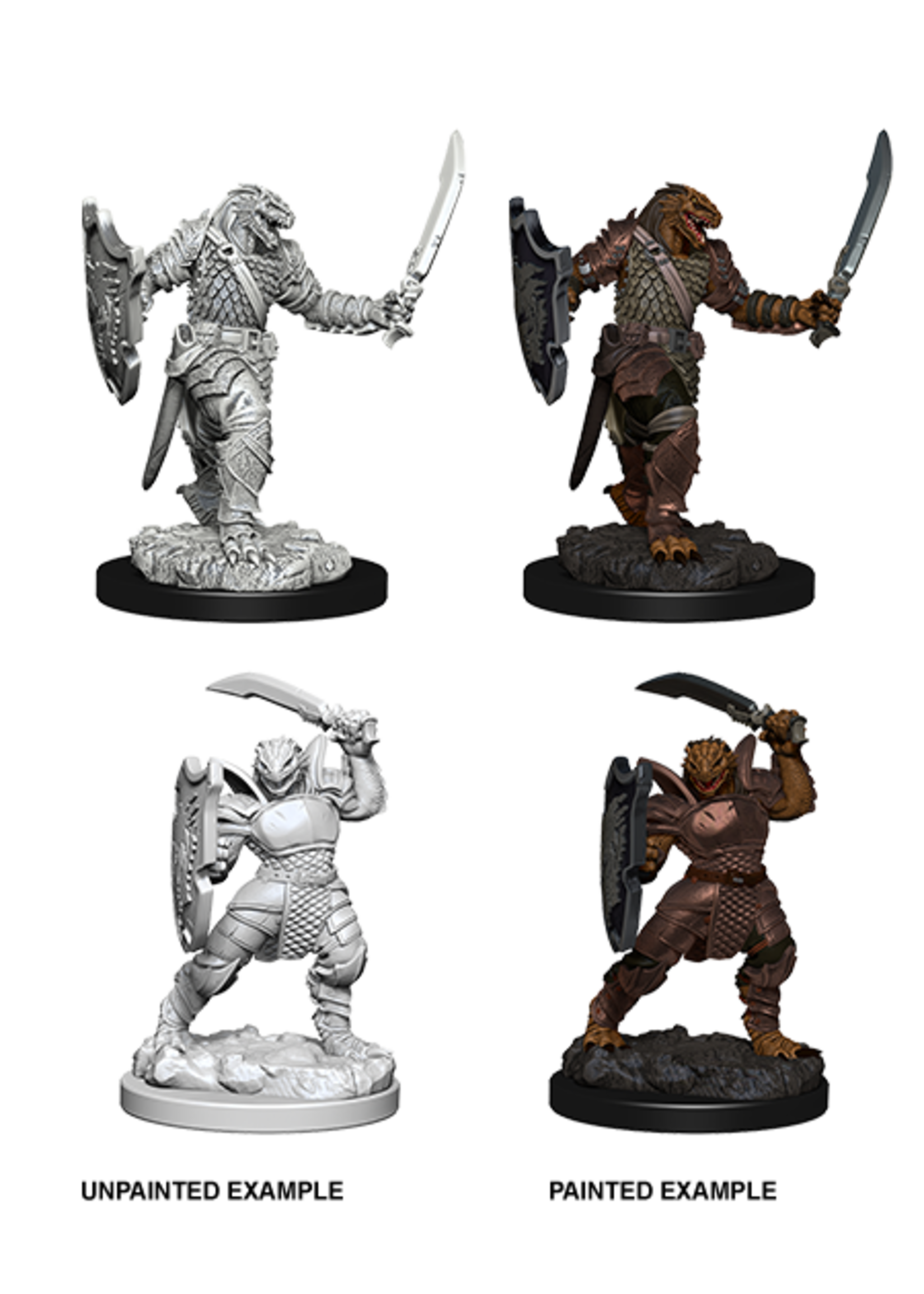 Wizkids Unpainted Dragonborn Characters