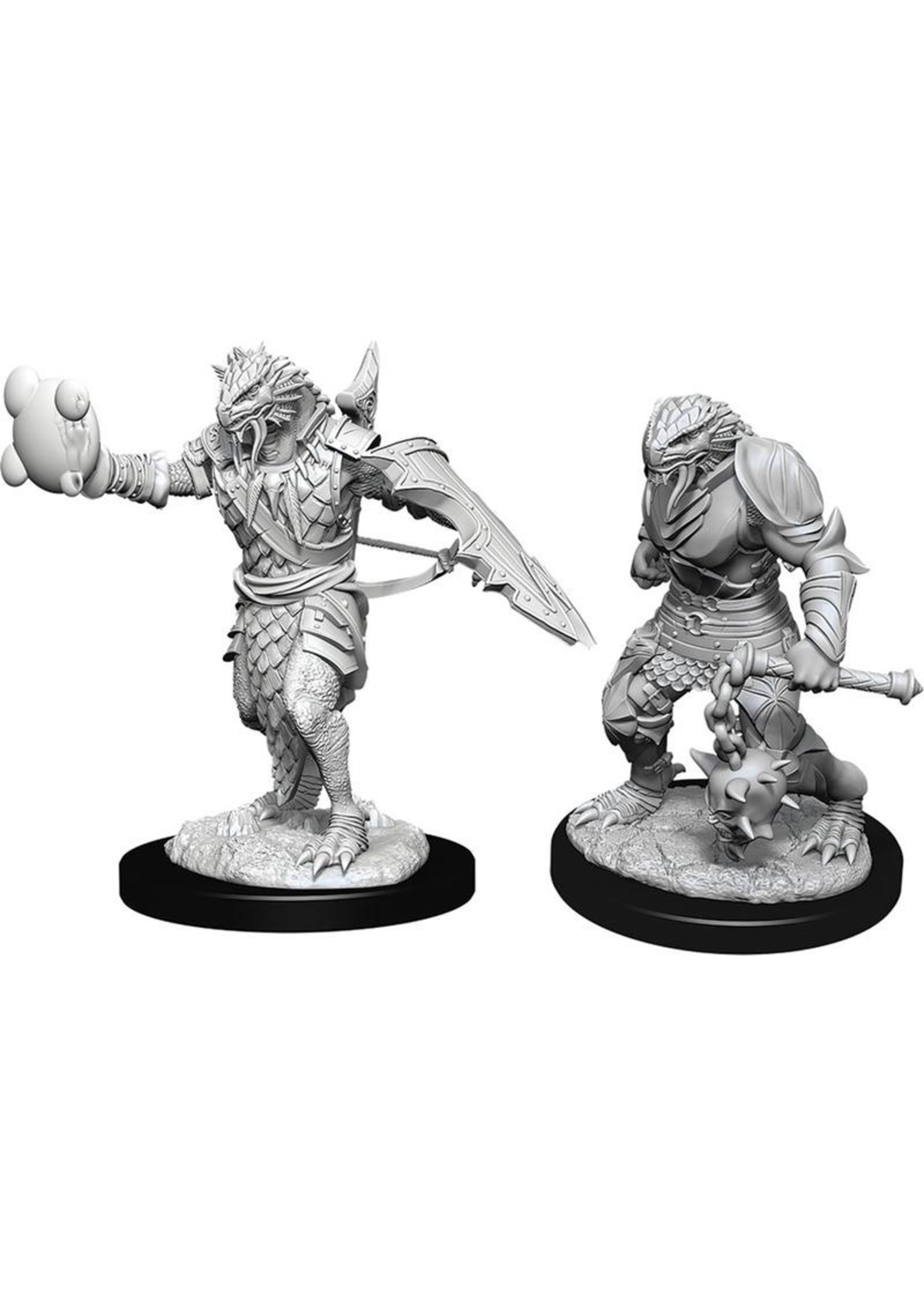 Wizkids Unpainted Dragonborn Characters