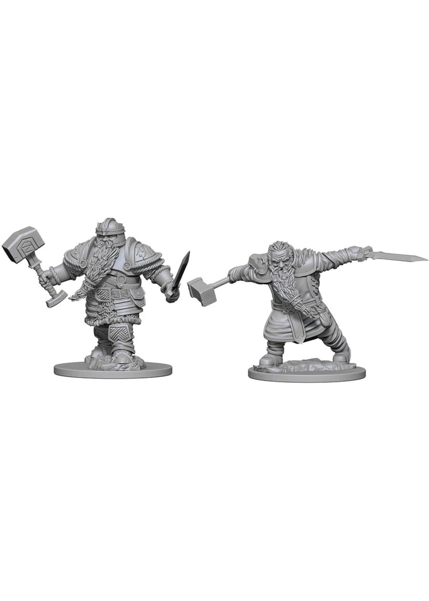 Wizkids Unpainted Dwarf Characters