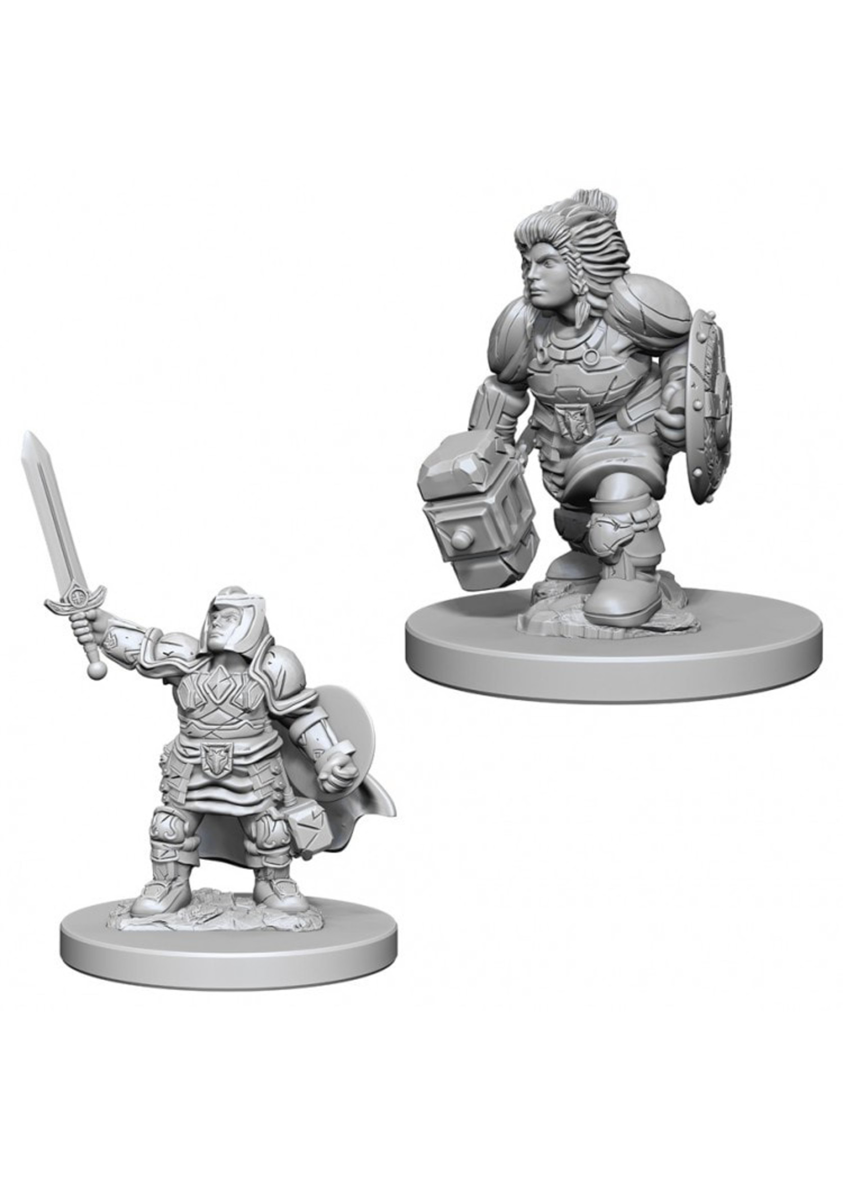 Wizkids Unpainted Dwarf Characters