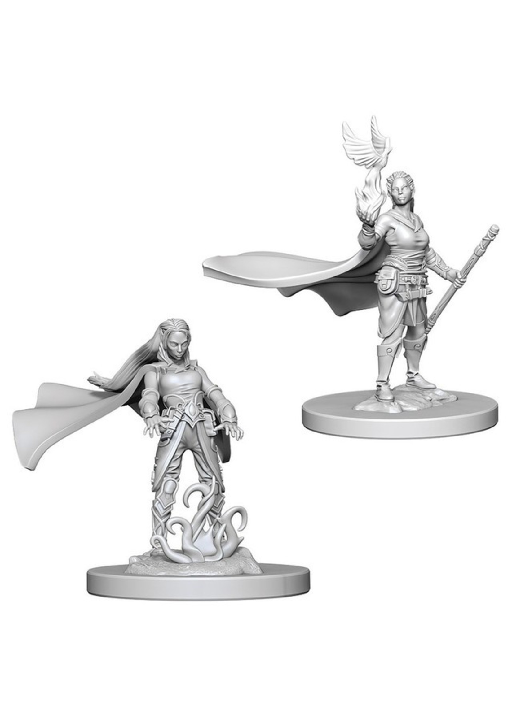 Wizkids Unpainted Elf Characters - Female Presenting