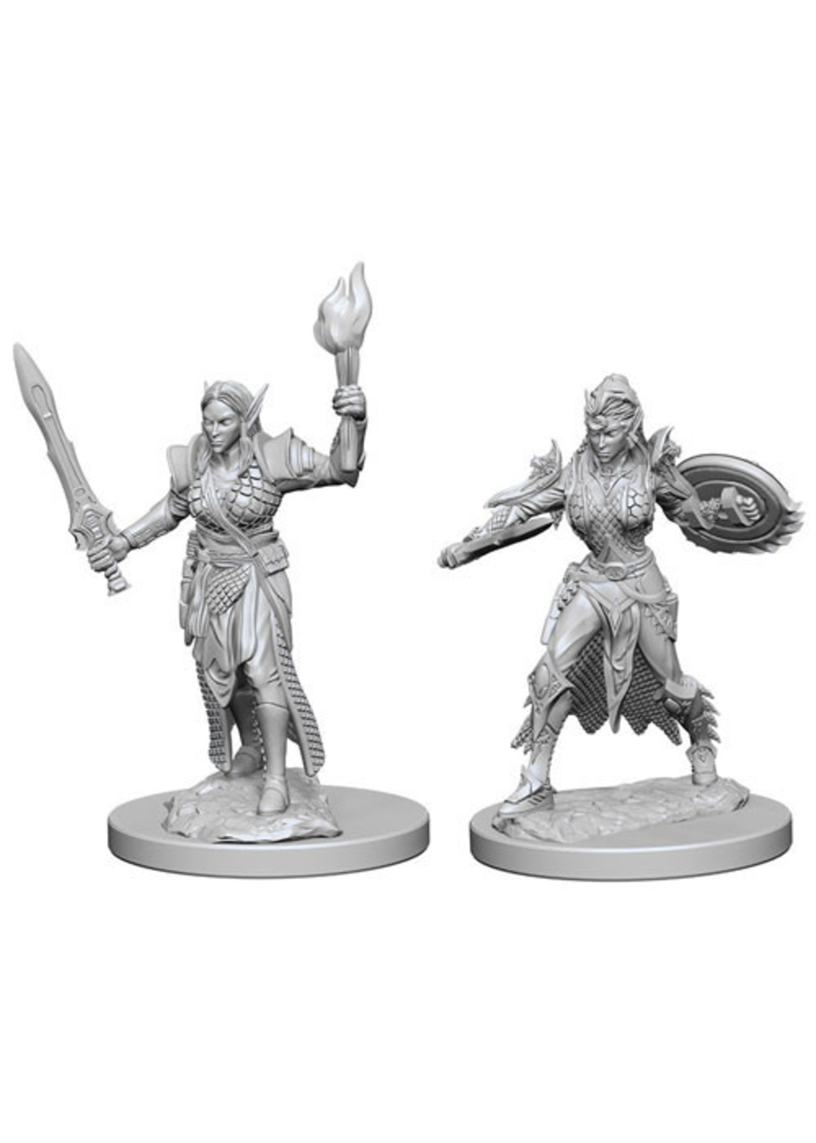 Wizkids Unpainted Elf Characters - Female Presenting