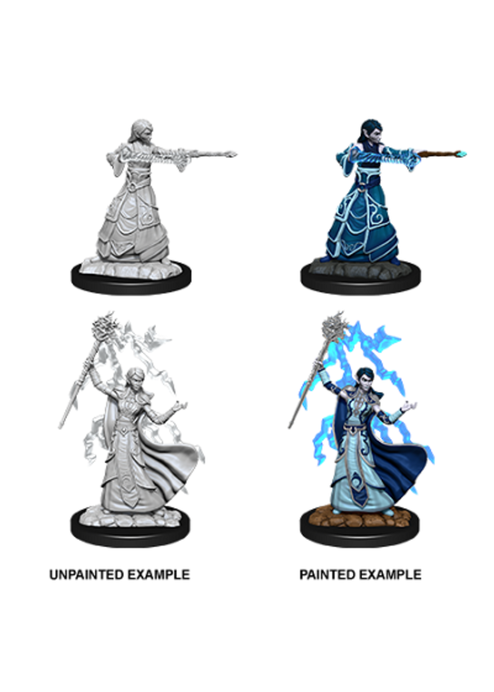 Wizkids Unpainted Elf Characters - Female Presenting