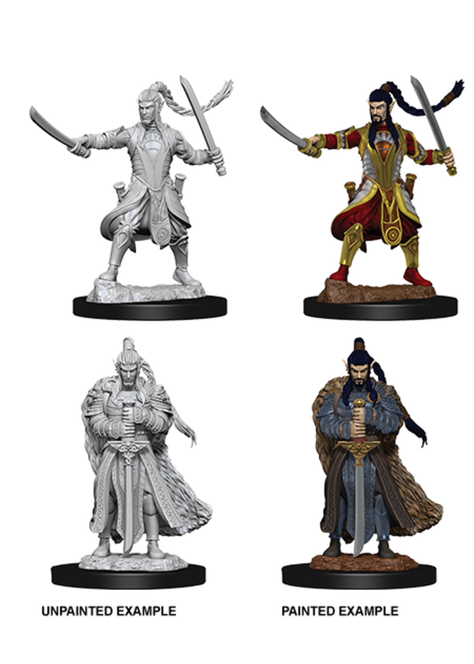 Wizkids Unpainted Elf Characters - Male Presenting