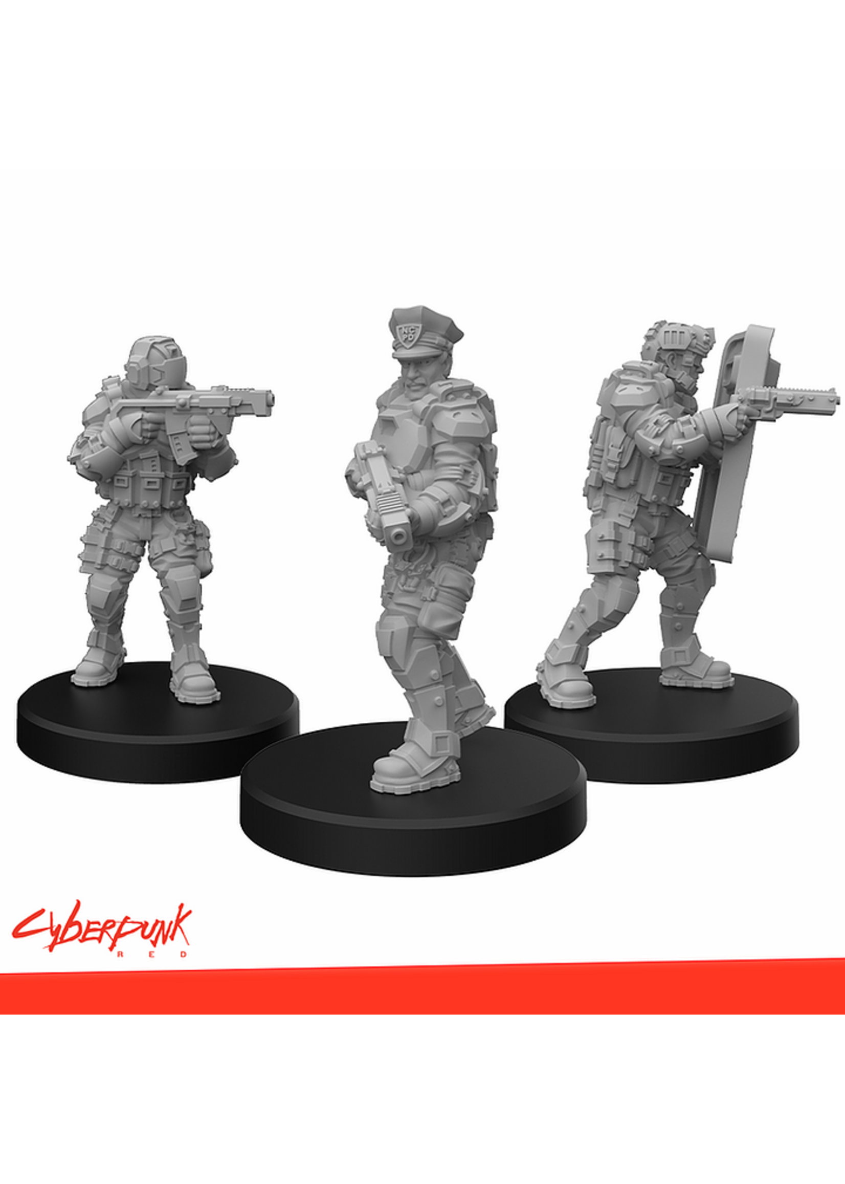 Monster Fight  Club Cyberpunk Red Miniatures: Lawmen