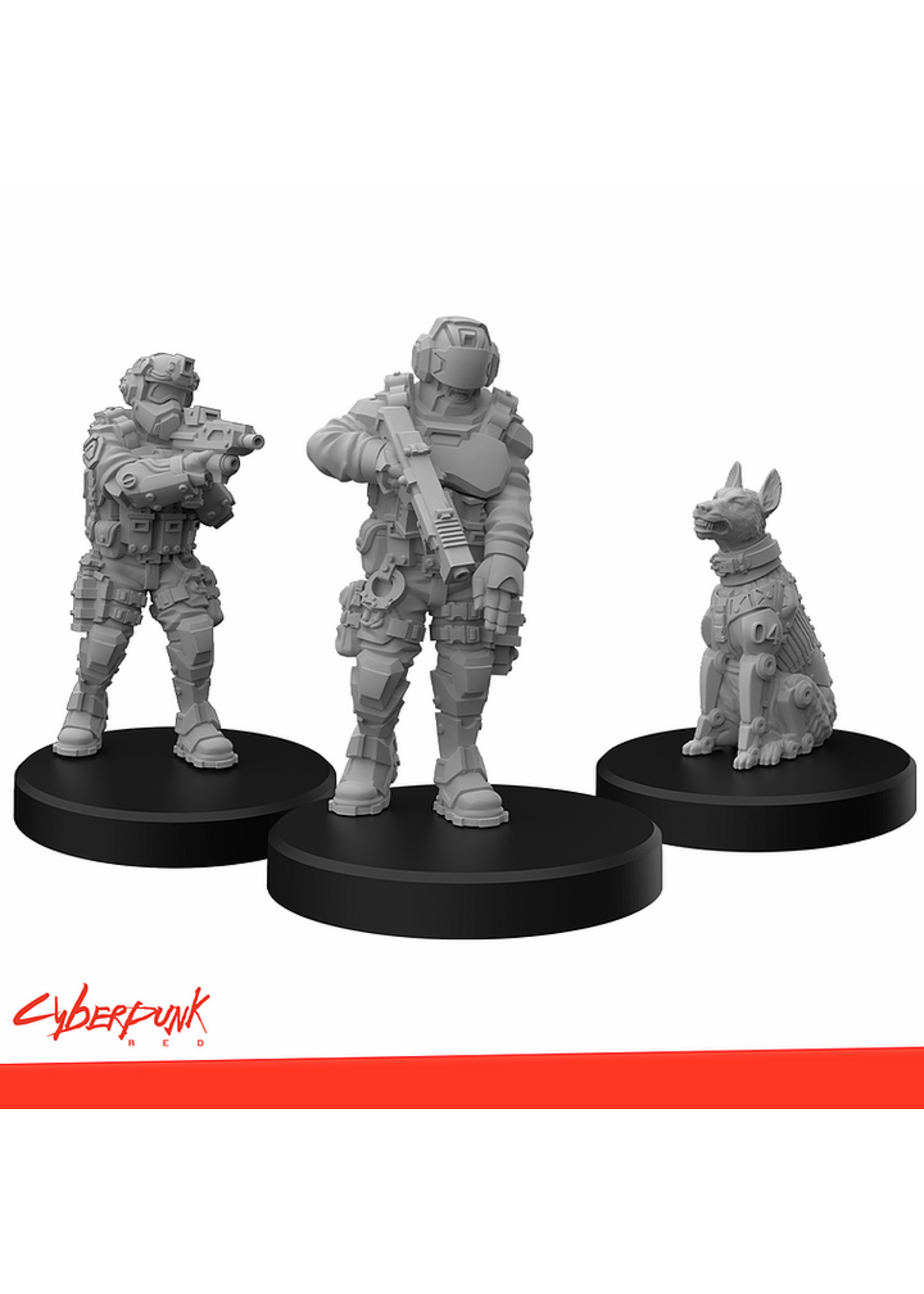 Monster Fight  Club Cyberpunk Red Miniatures: Lawmen