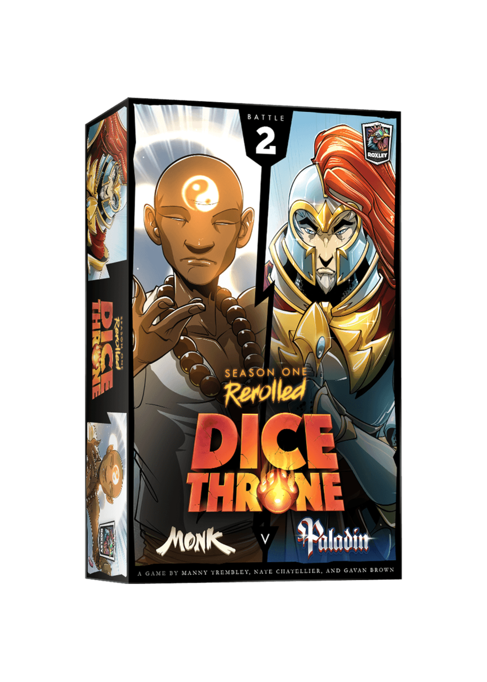 Roxley Games Dice Throne Season 1: Monk vs. Paladin
