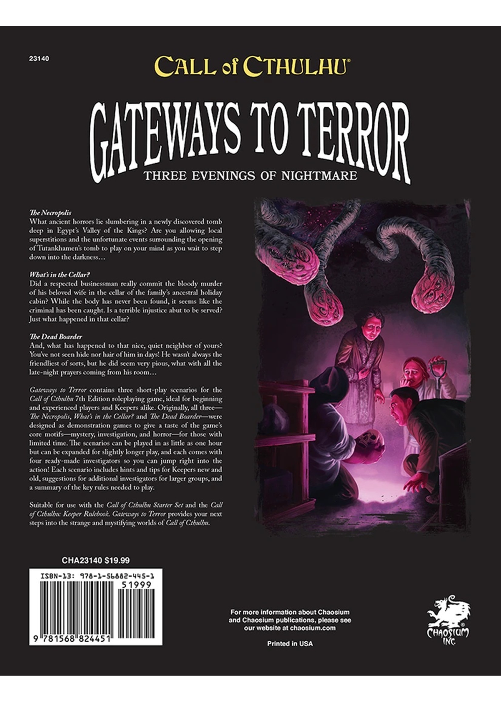 Chaosium Call of Cthulhu 7E: Gateways to Terror