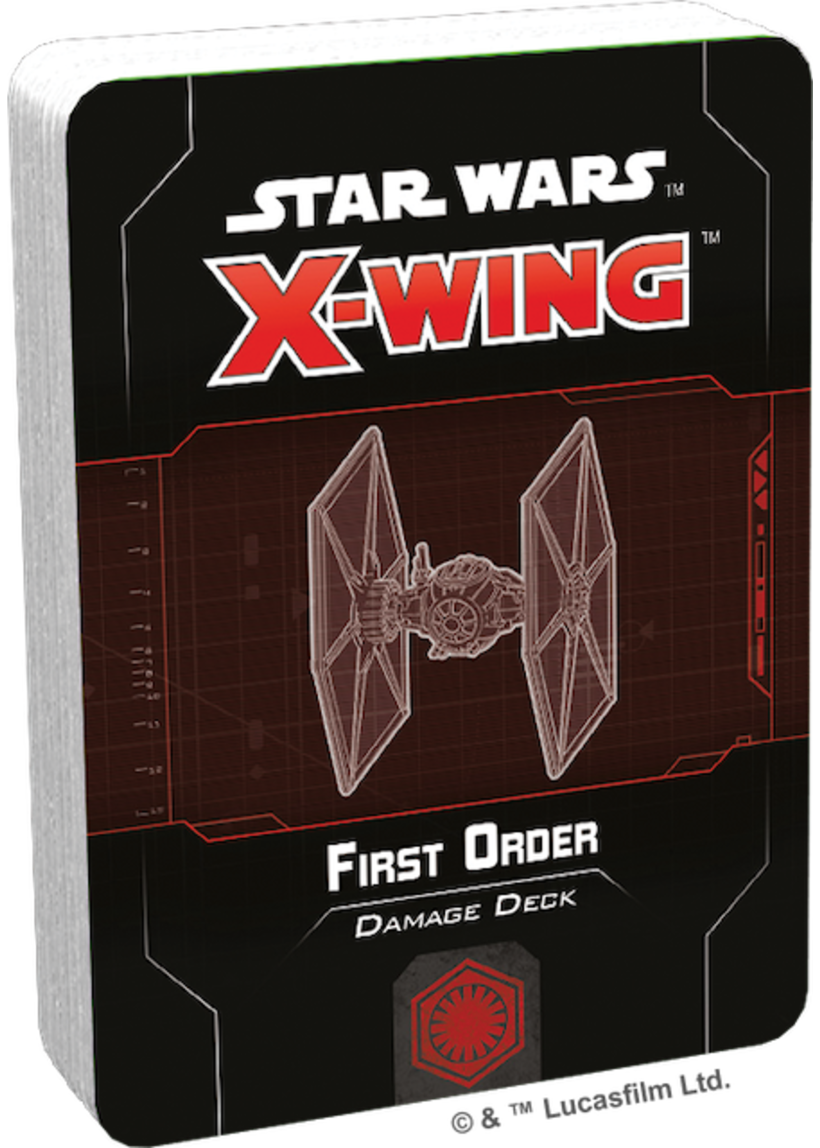 Fantasy Flight Games Star Wars X-Wing:  First Order Damage Deck 2nd ed