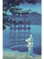Artifact Puzzles Kawase Hasui "Nocturne" Wooden Jigsaw Puzzle