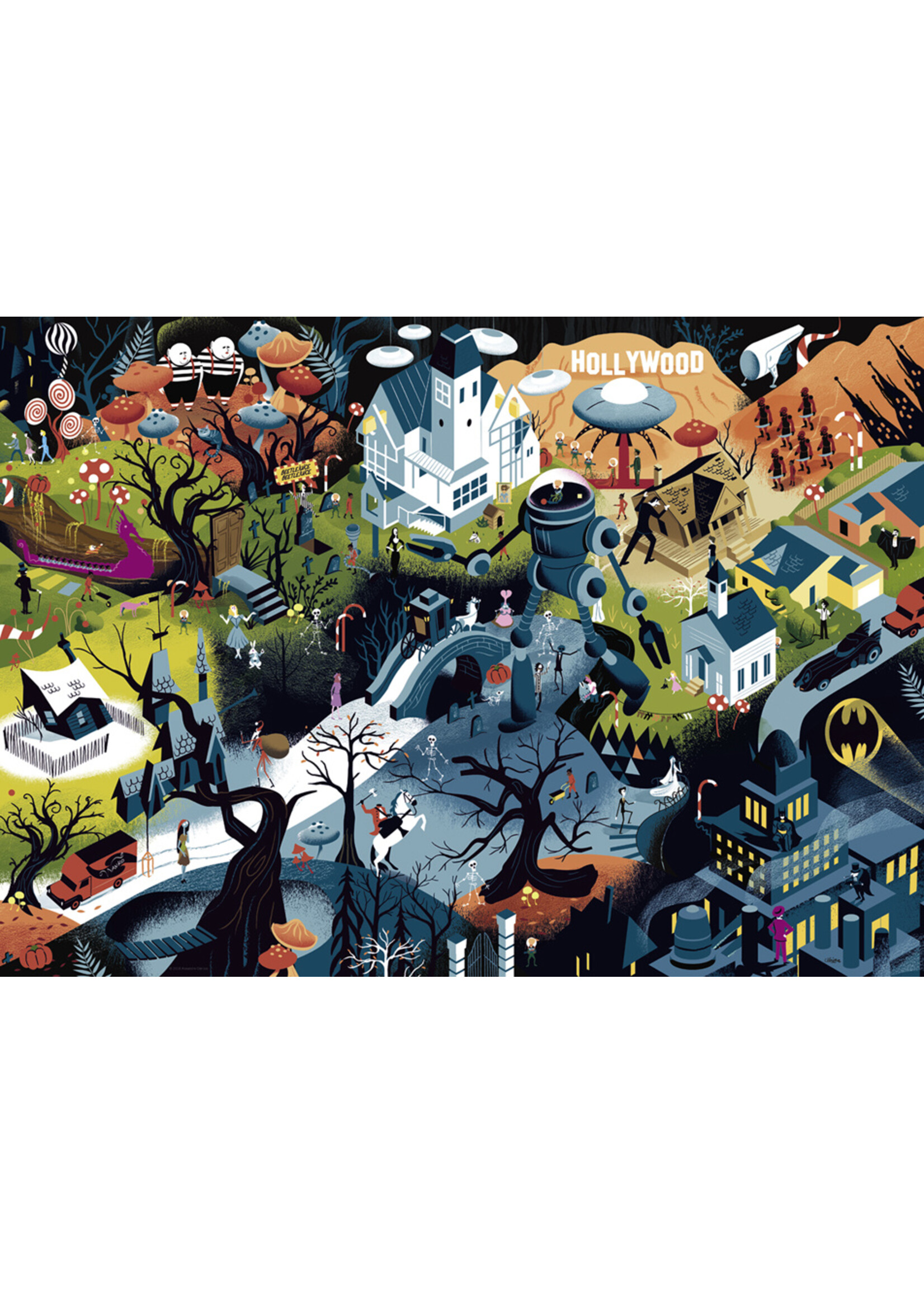 Heye "Tim Burton Films" 1000 Piece Puzzle