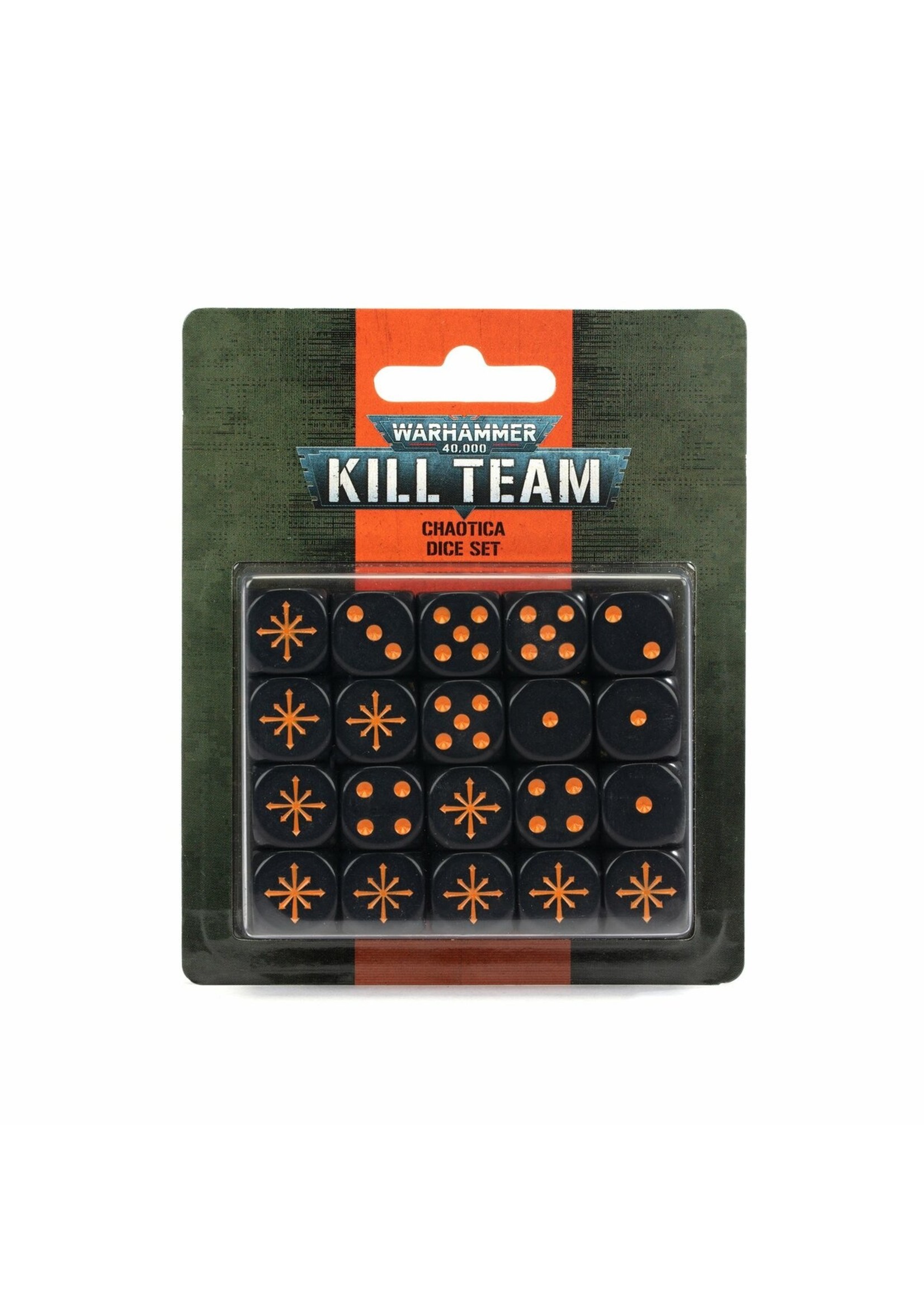 Games Workshop Kill Team 2E:  Chaotica Dice Set