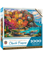 Masterpieces Puzzle Company "Art Gallery: A Beautiful Day at Cinque Terre" 1000 Piece Puzzle