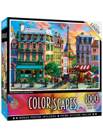 Masterpieces Puzzle Company "Colorscapes: Paris Streets" 1000 Piece Puzzle