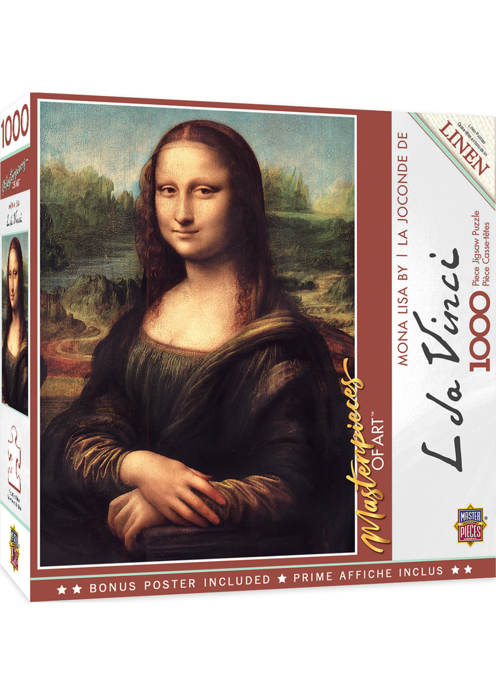 Masterpieces Puzzle Company "Masterpieces: Mona Lisa" 1000 Piece Puzzle