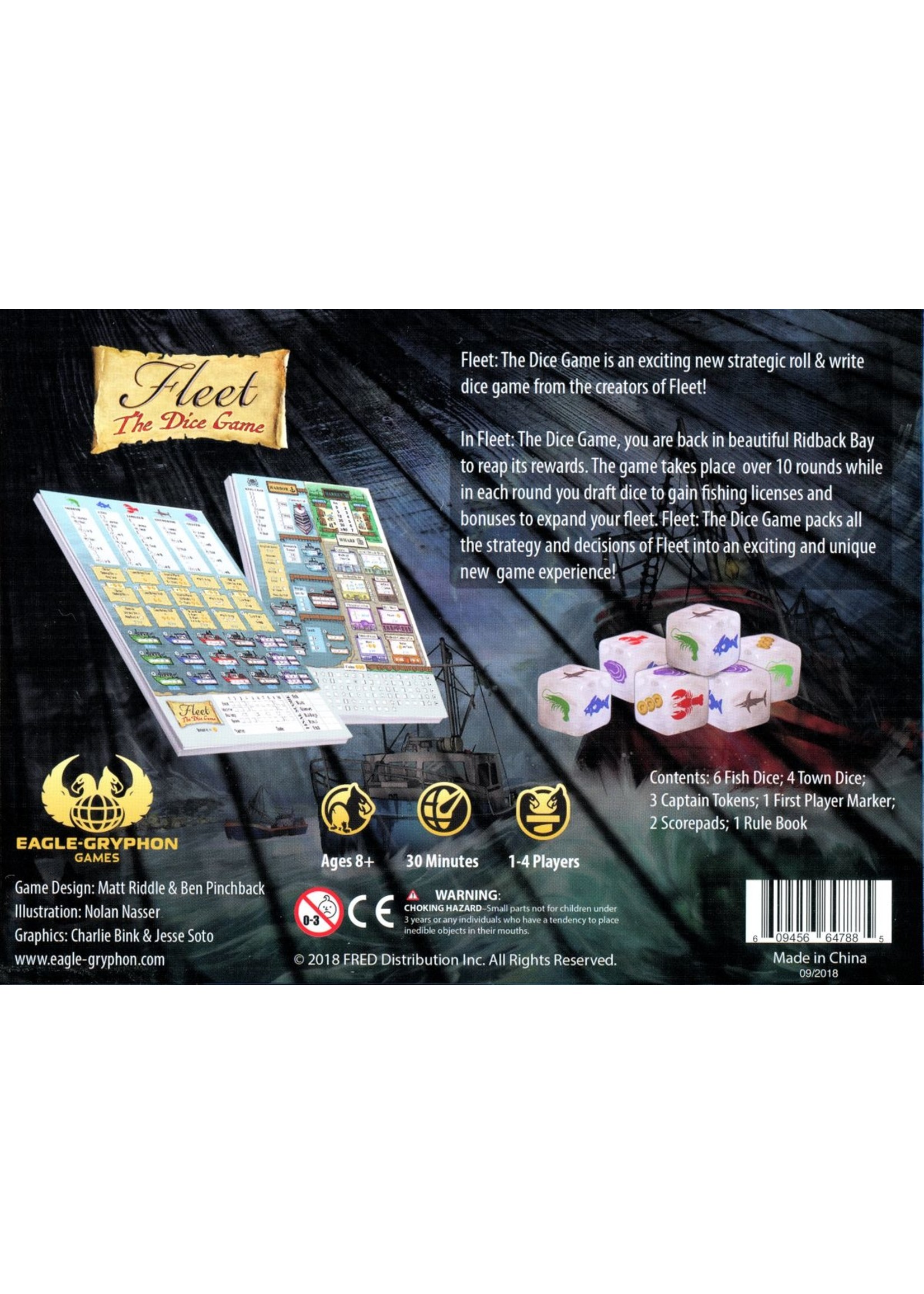 Eagle-Gryphon Games Fleet: The Dice Game (2nd Edition)