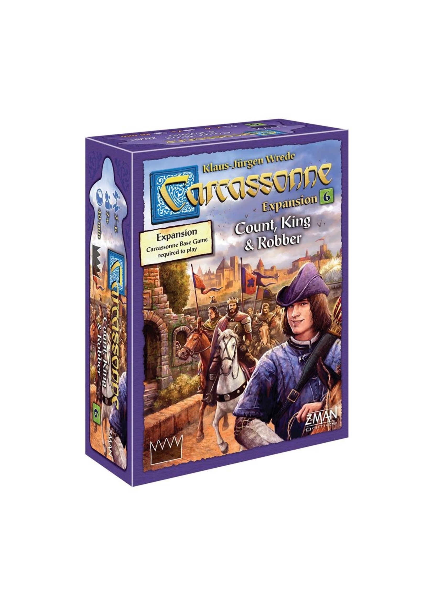 Z-Man Games Carcassonne: Count, King & Robber Expansion