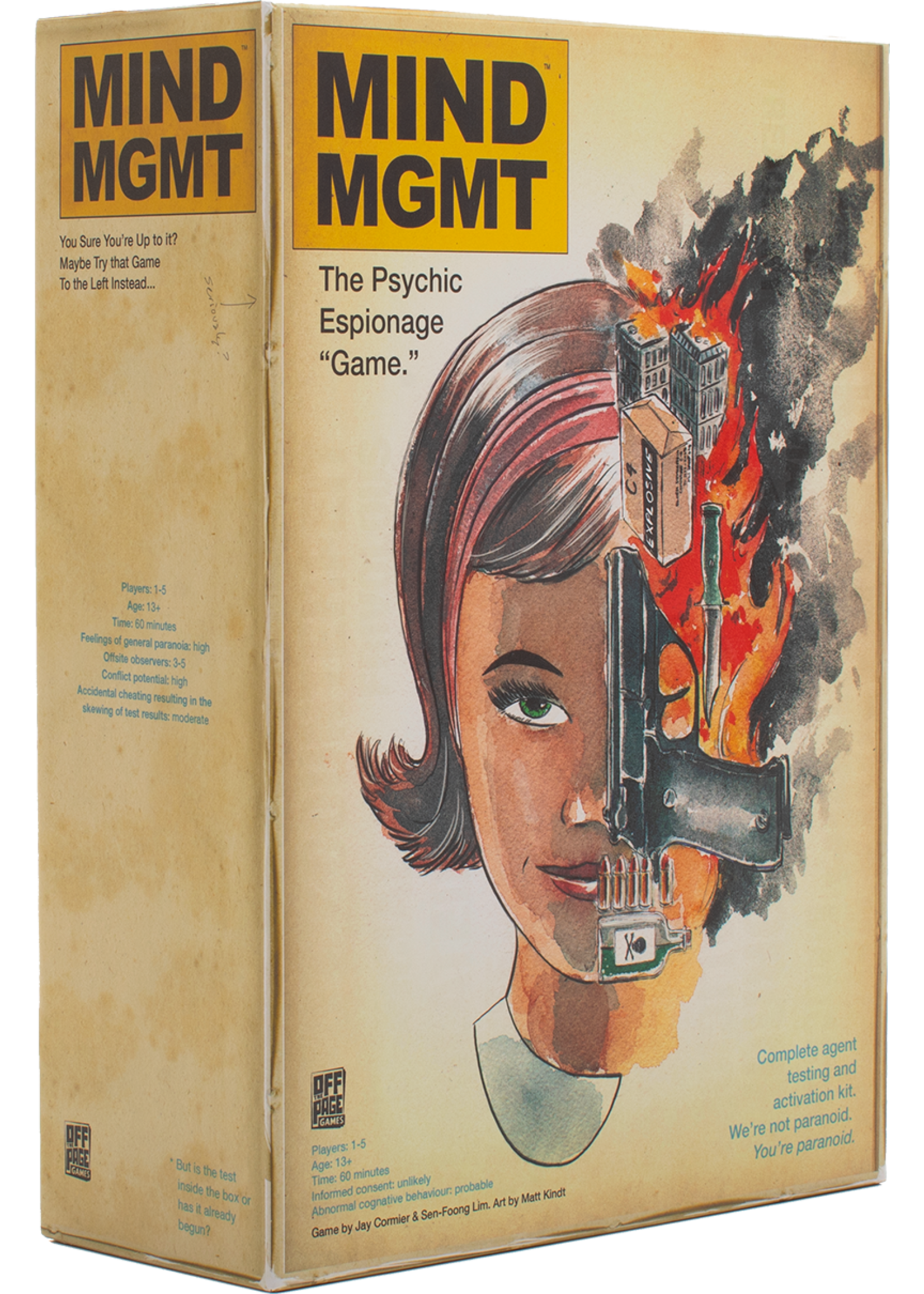 Off the Page Games Mind MGMT: The Psychic Espionage "Game"