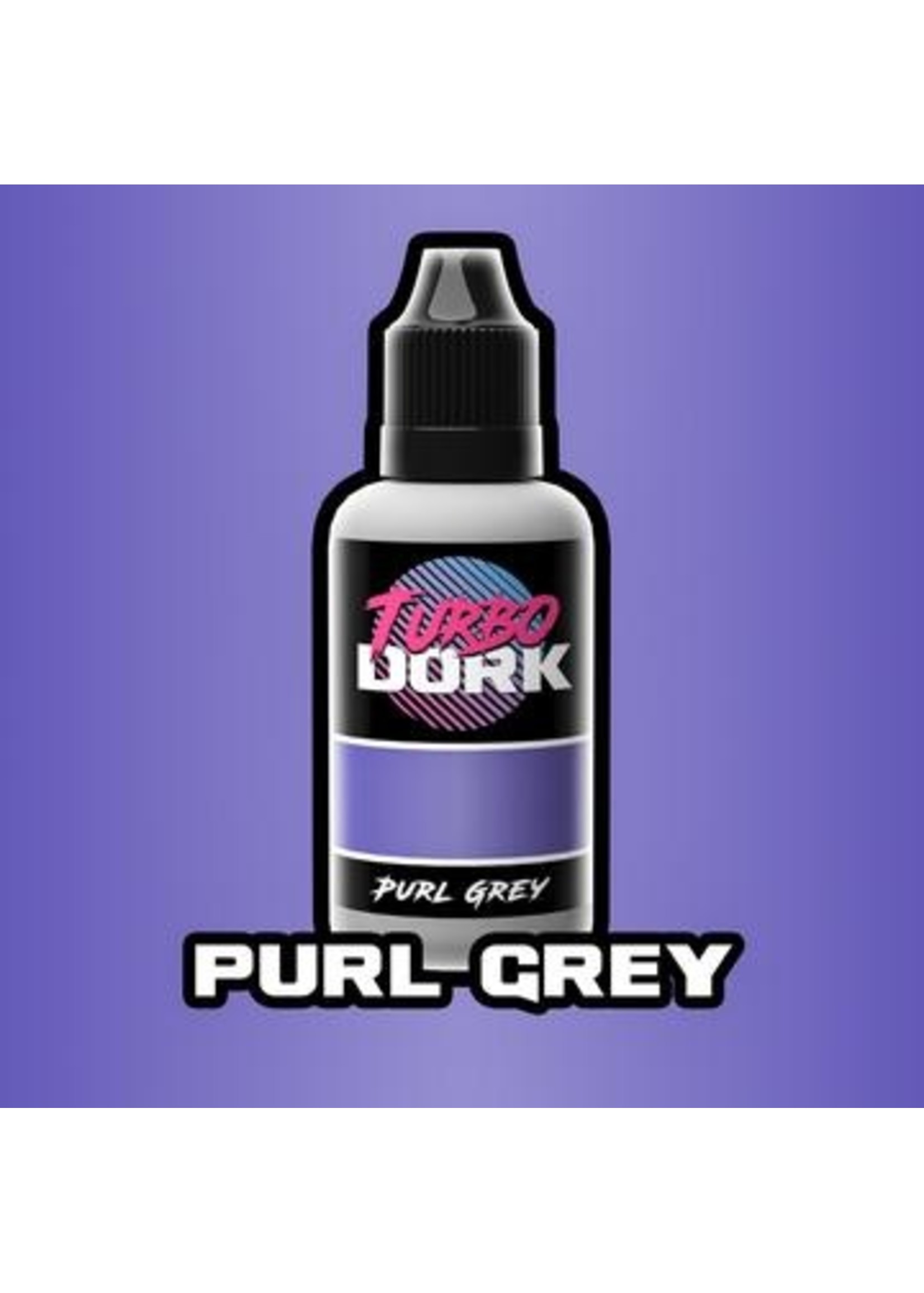Turbo Dork Metallic Acrylic: Purl Grey