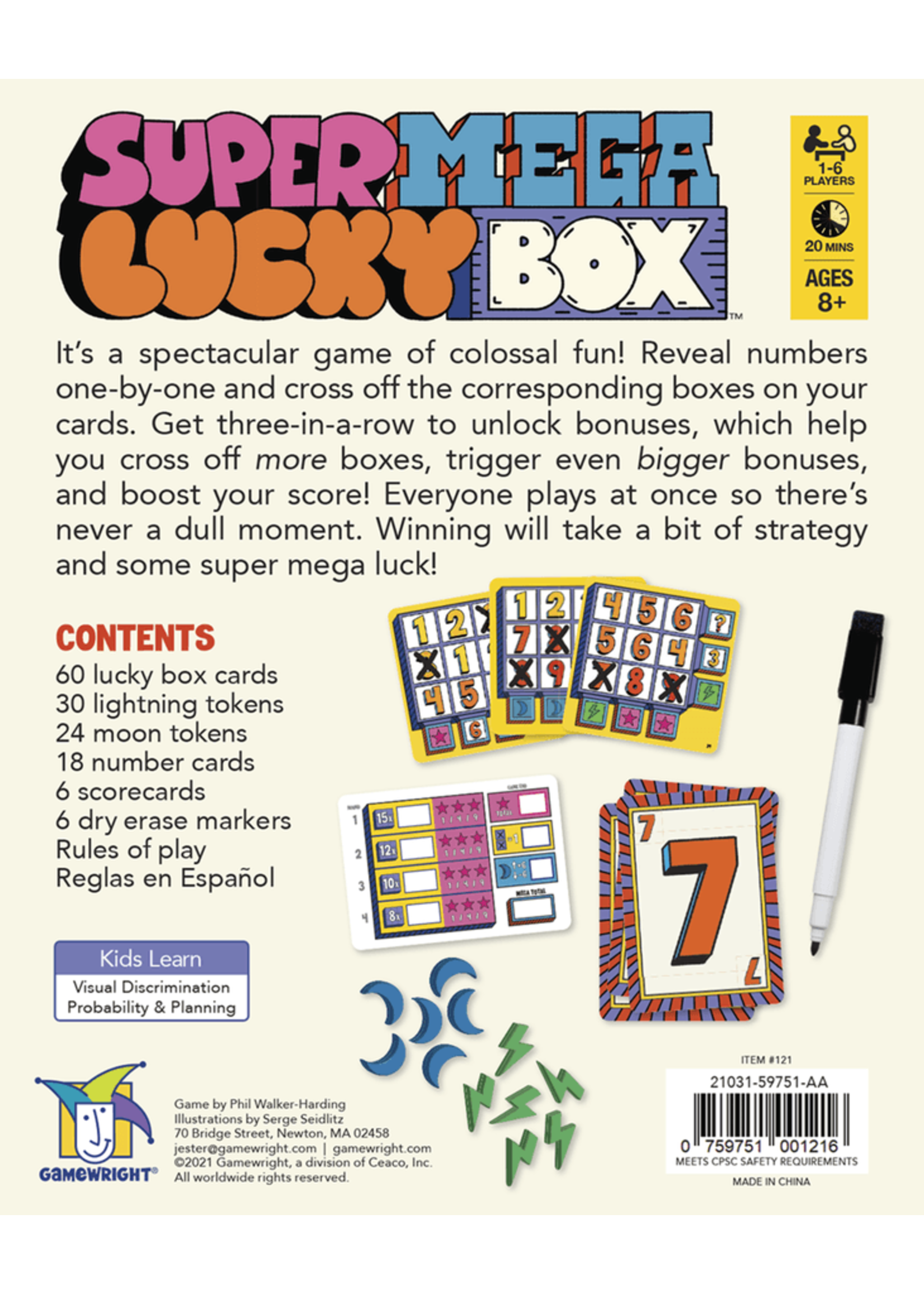 Gamewright Super Mega Lucky Box