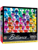 Masterpieces Puzzle Company "Brilliance: Paint the World" 550 Piece Puzzle