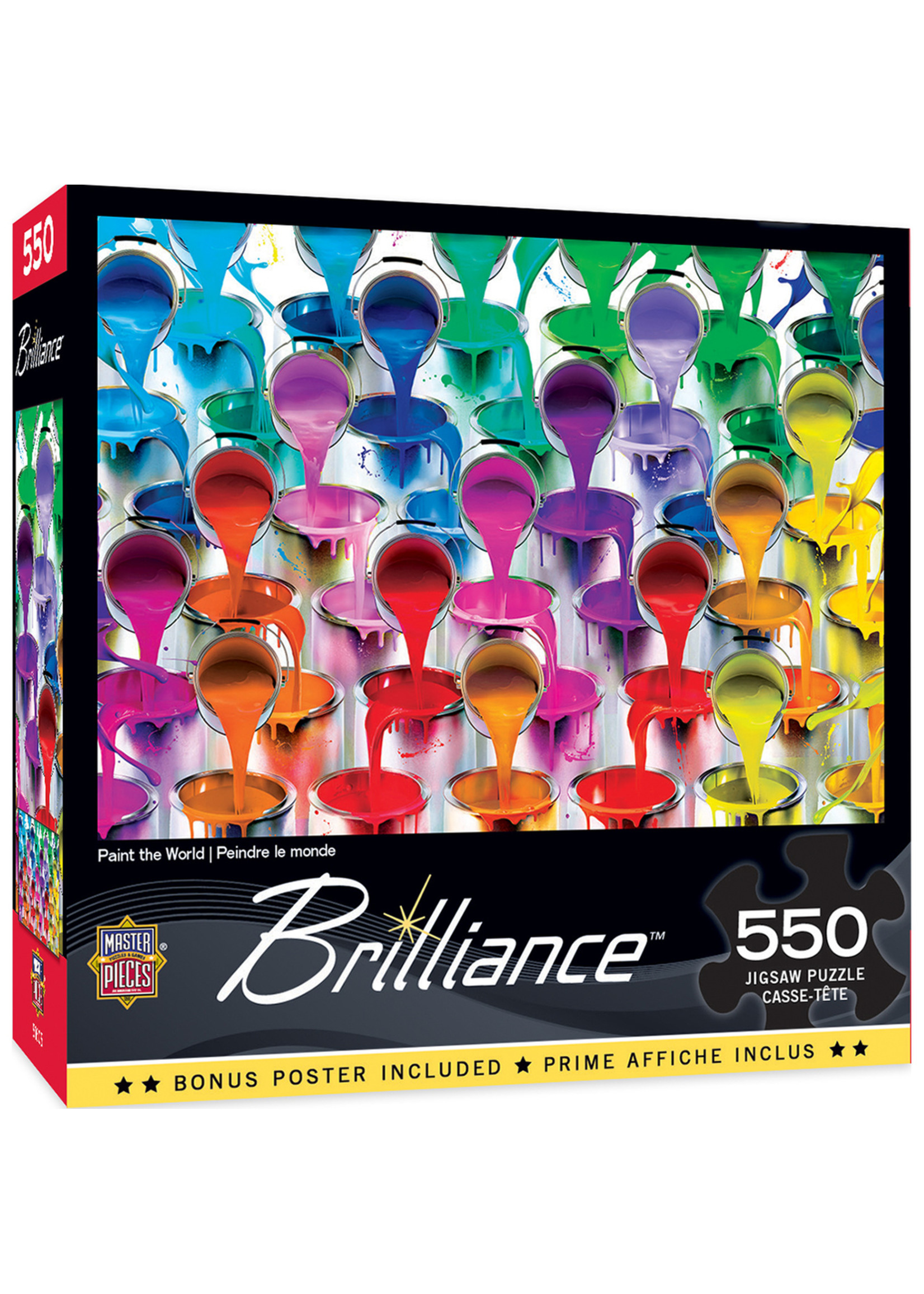 Masterpieces Puzzle Company "Brilliance: Paint the World" 550 Piece Puzzle