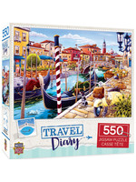 Masterpieces Puzzle Company "Travel Diary: Venice" 550 Piece Puzzle